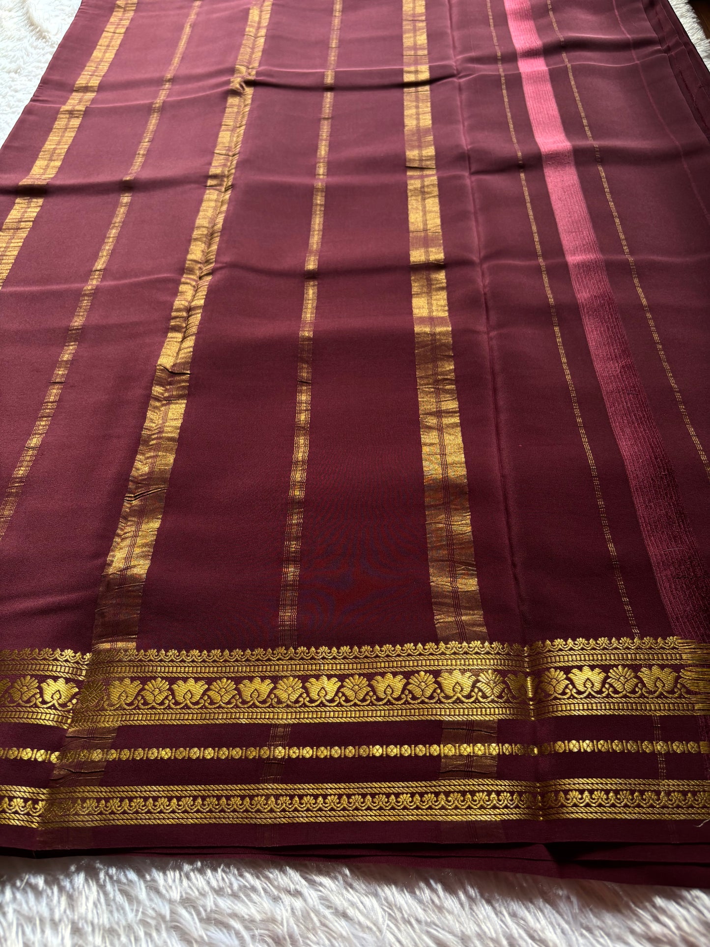Padmaja : Solid Chocolate brown