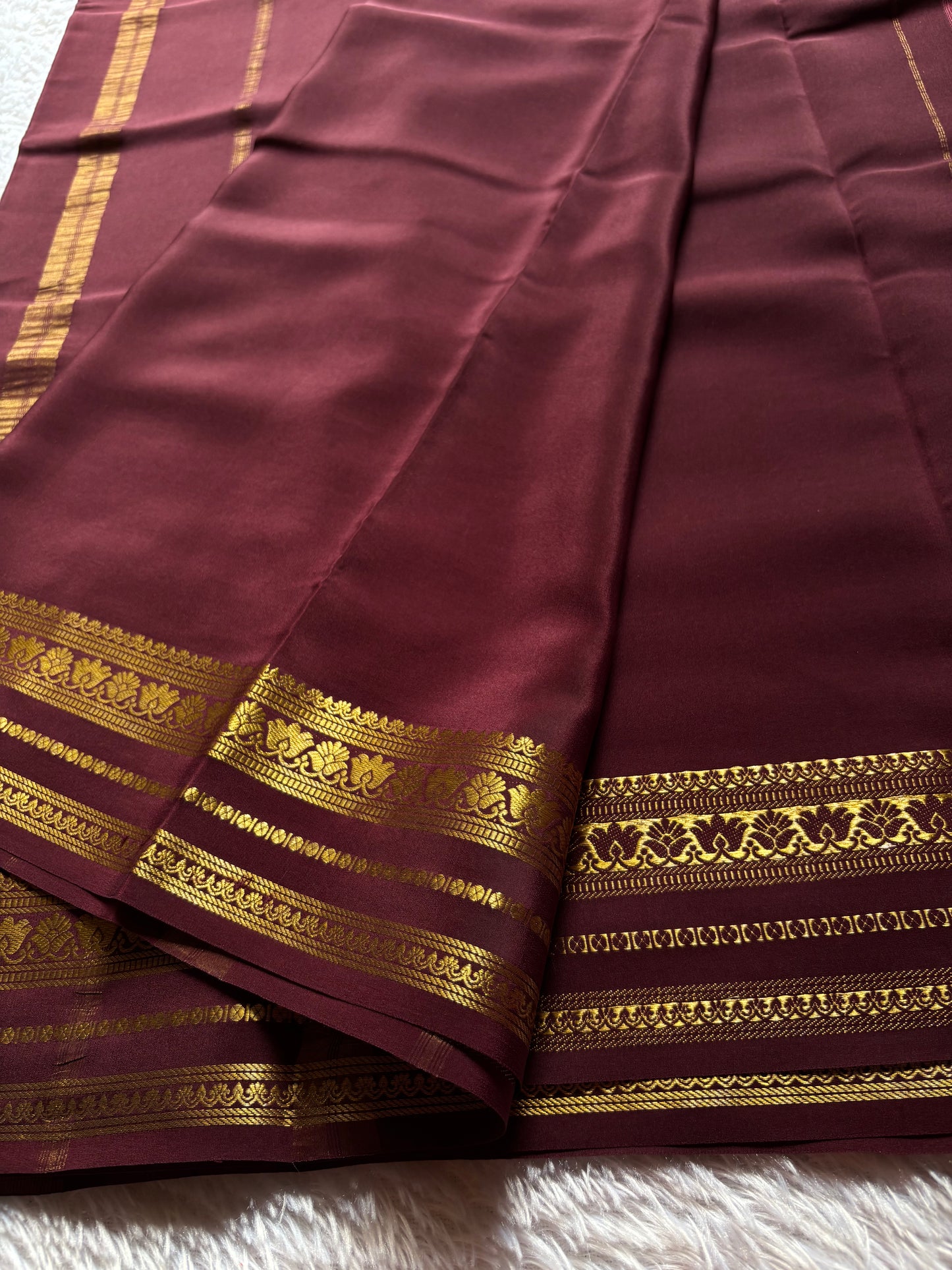 Padmaja : Solid Chocolate brown