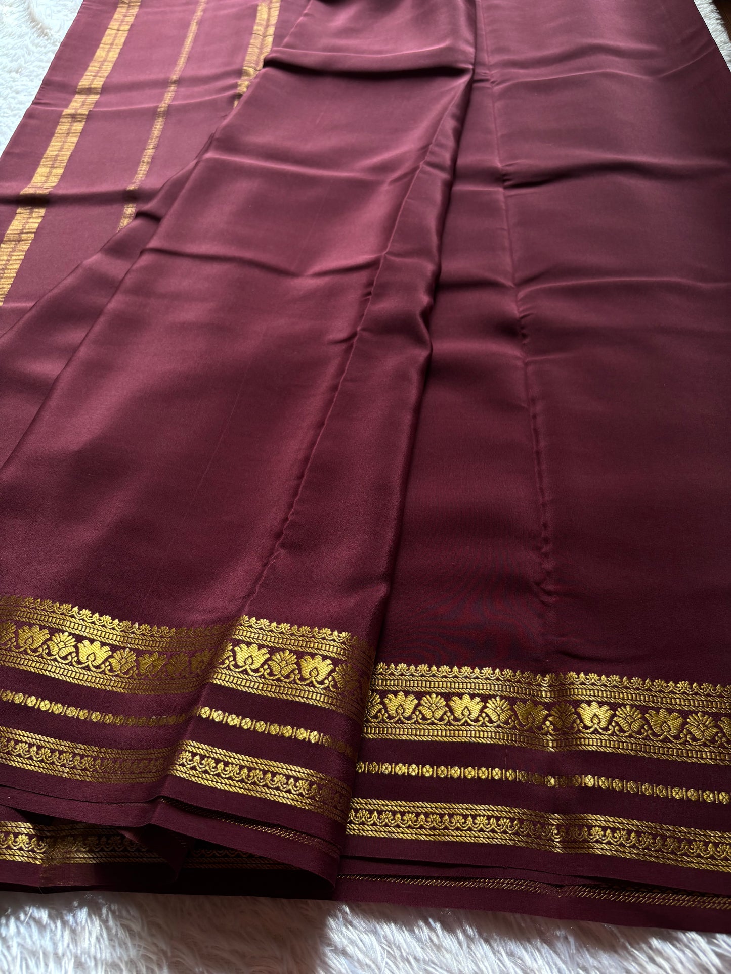 Padmaja : Solid Chocolate brown