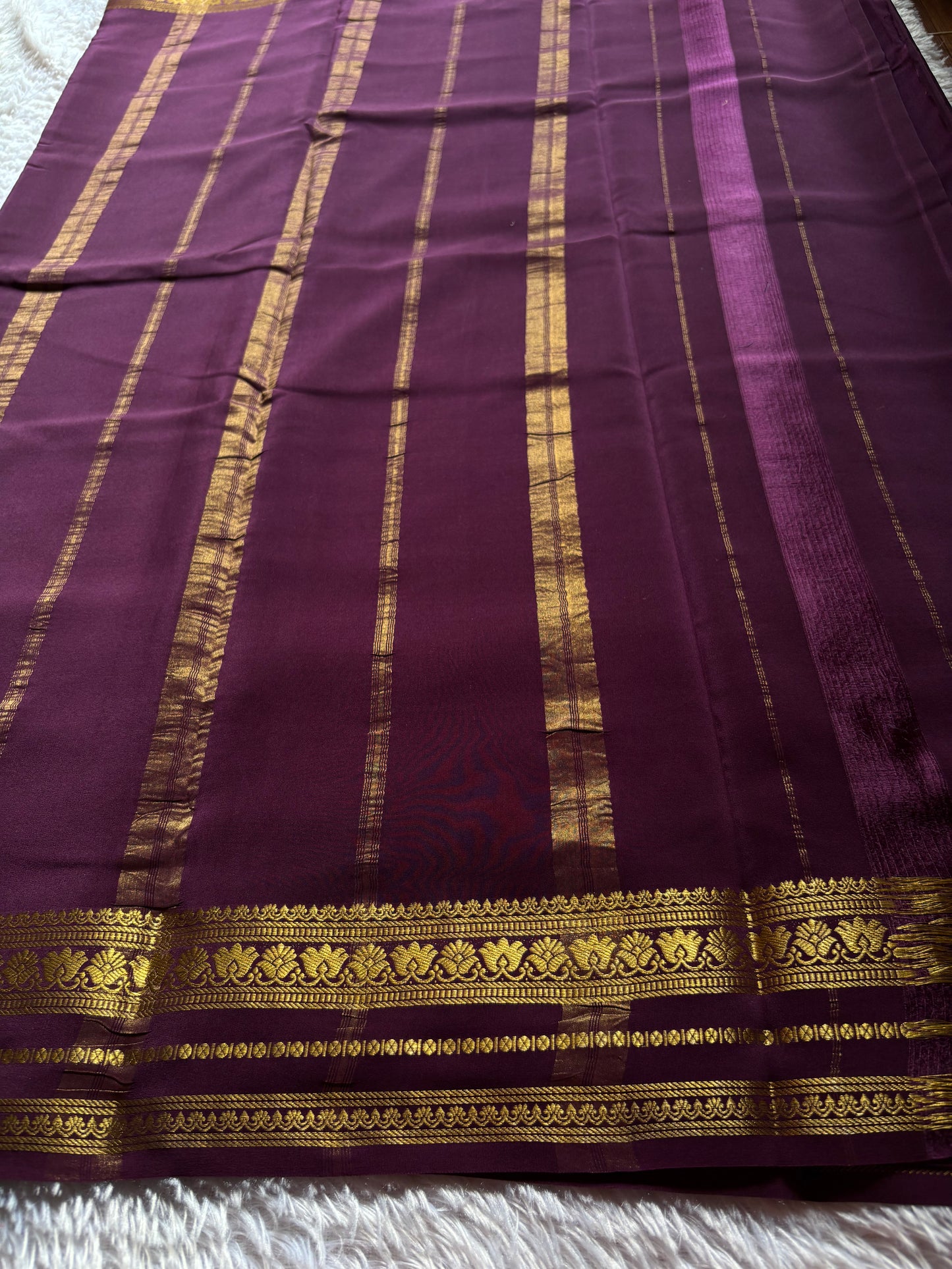 Padmaja : Solid Deep plum