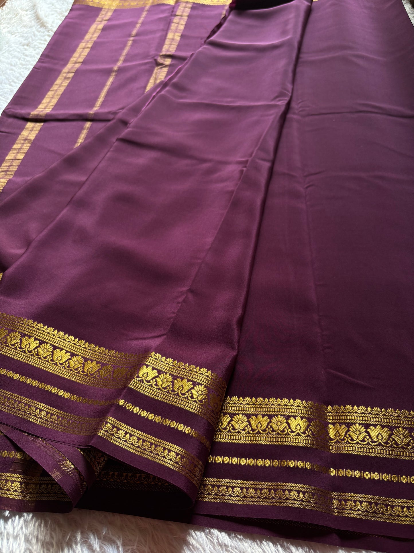 Padmaja : Solid Deep plum