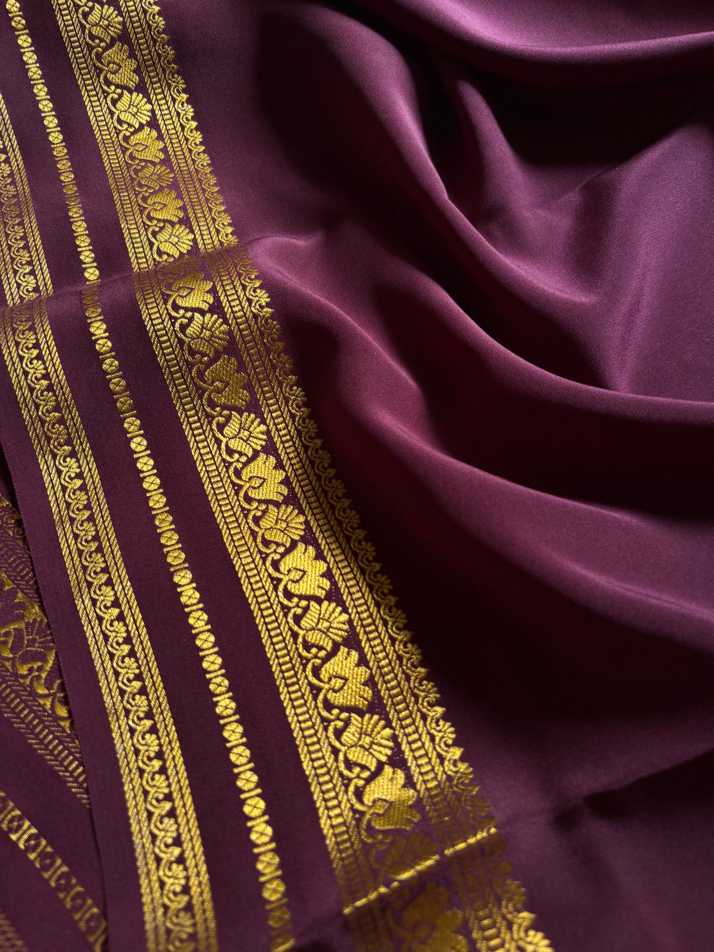 Padmaja : Solid Deep plum