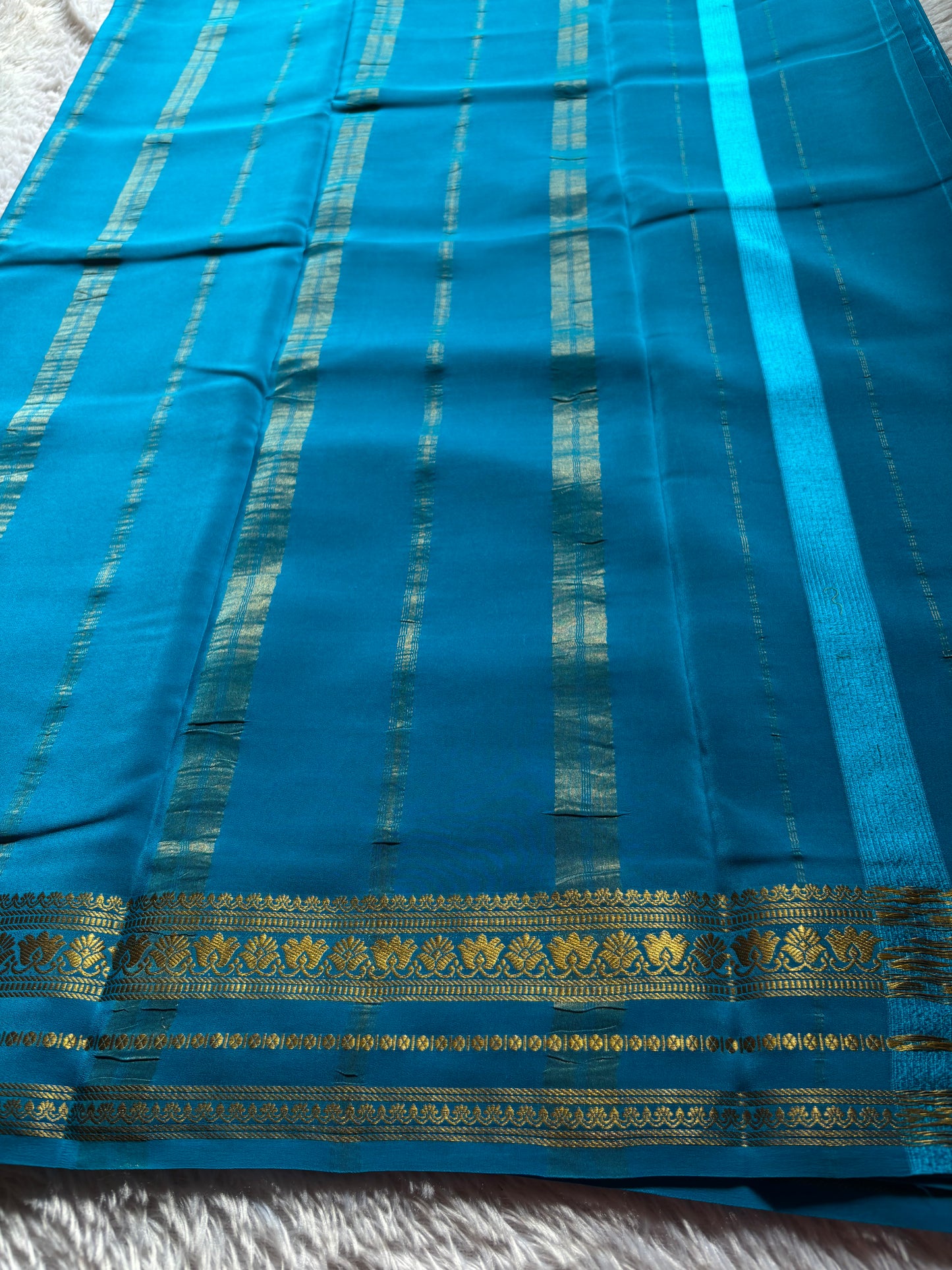 Padmaja : Solid Ananda blue