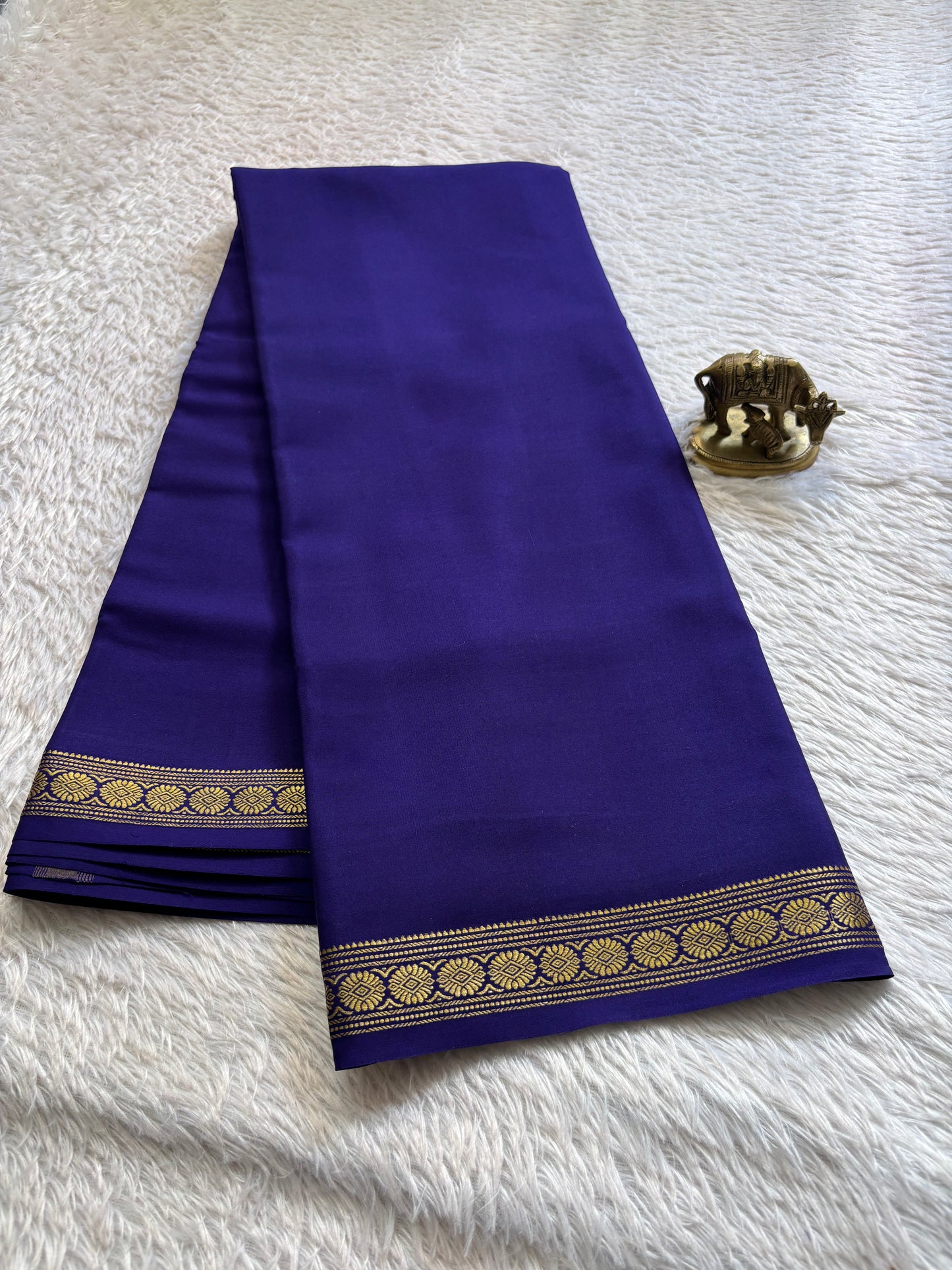 Chandrika : Solid Dark blue