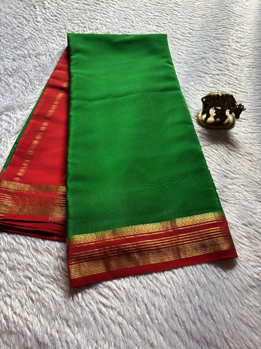 Bhoomi (2D) : Bottle green-red