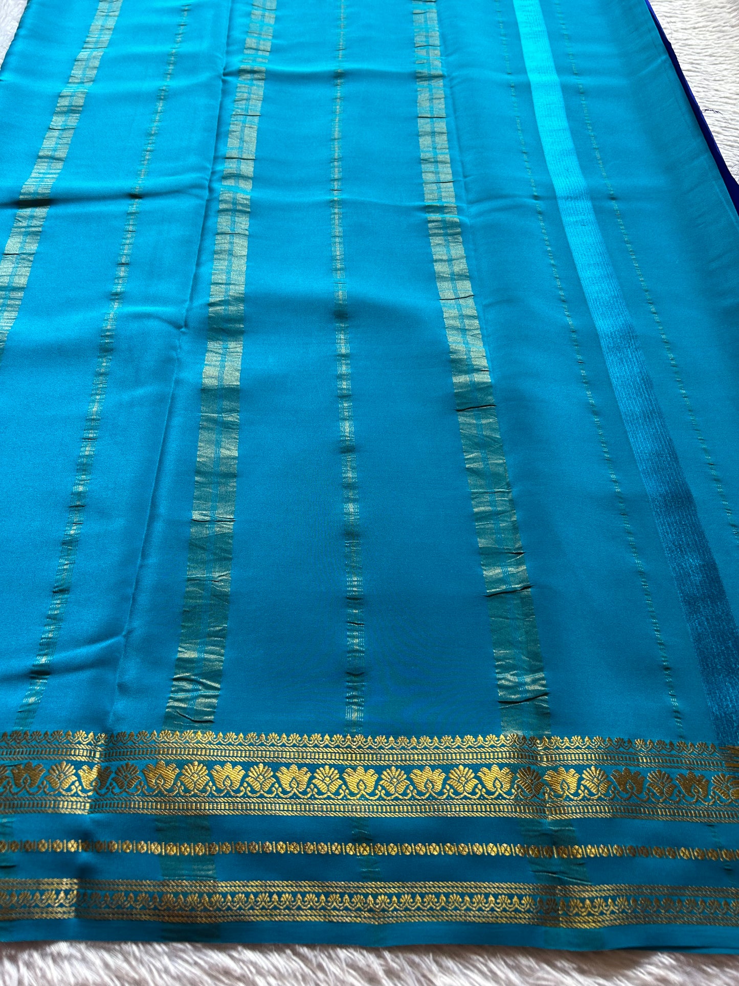 Padmaja (2D) : Royal blue-ananda blue
