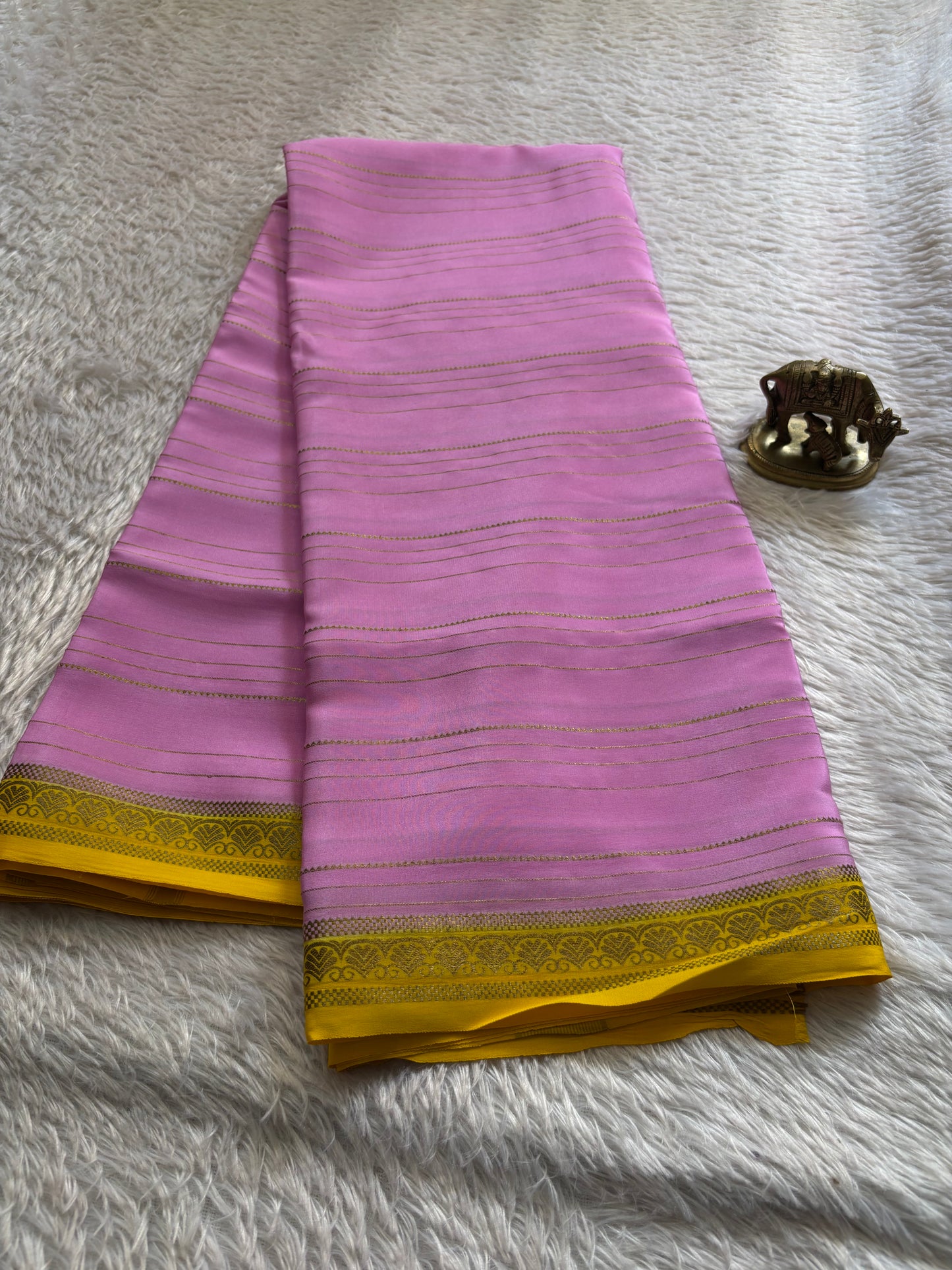 Sakshi (2D) : Baby pink-yellow