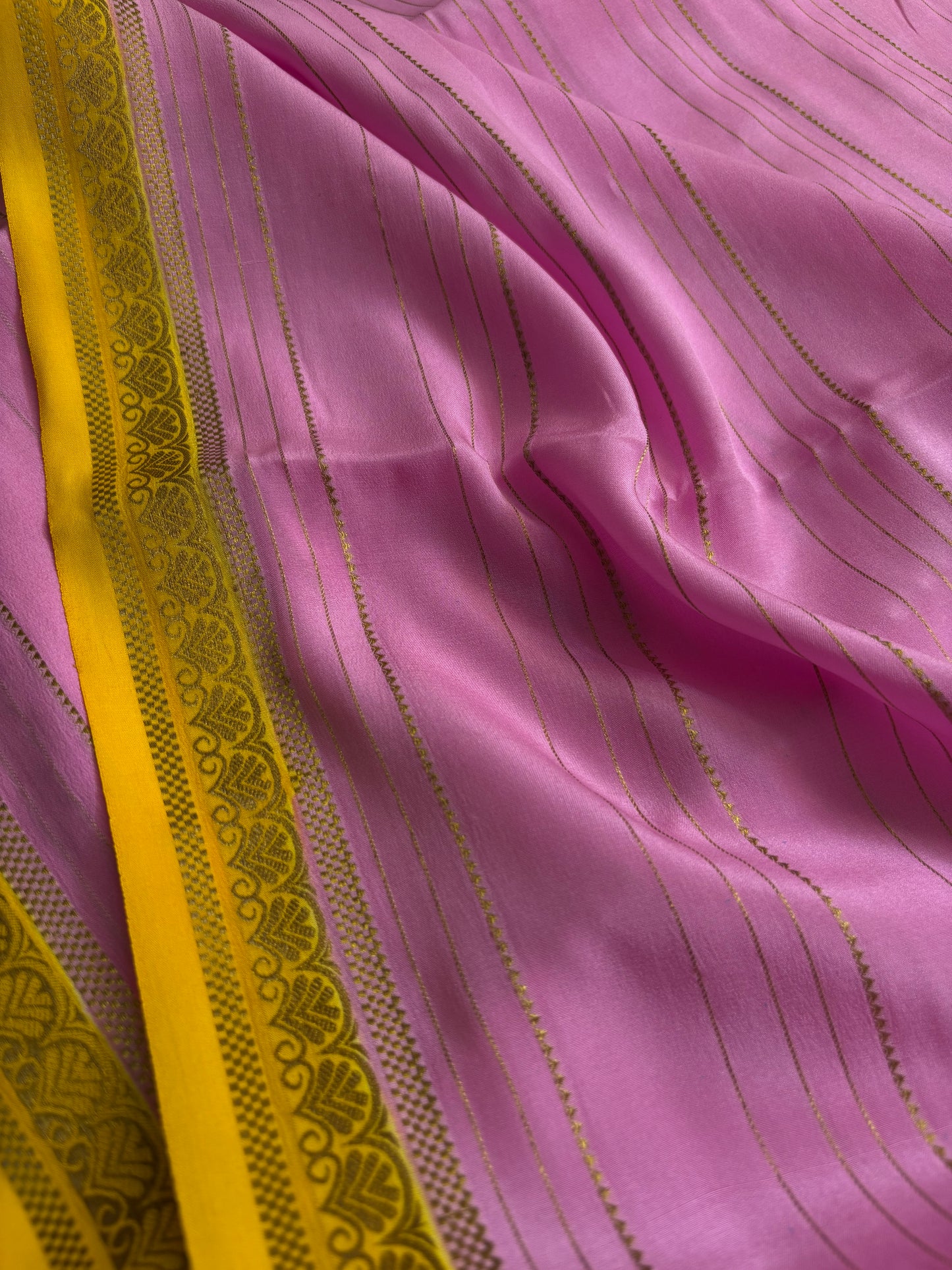 Sakshi (2D) : Baby pink-yellow