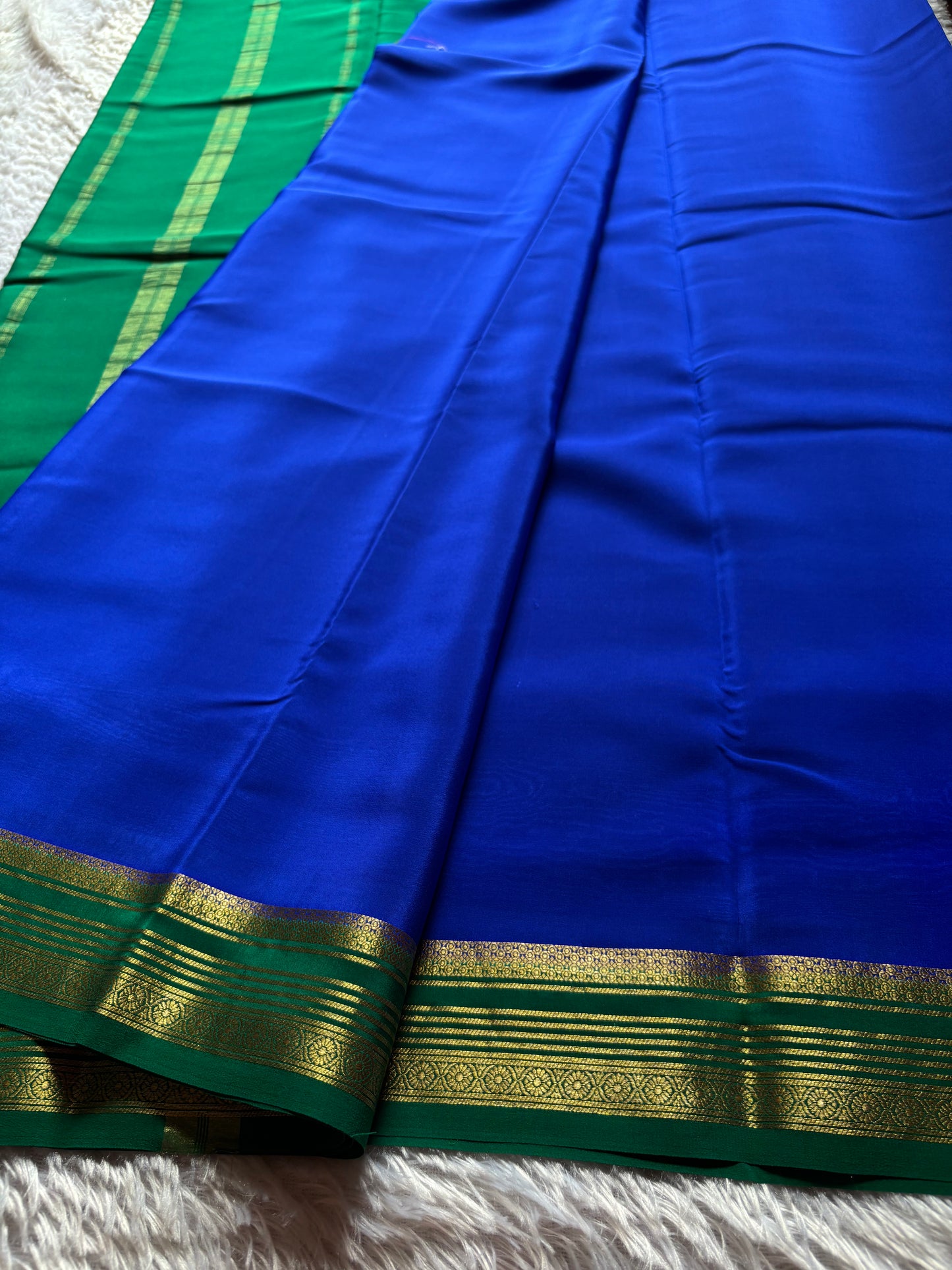 Bhoomi (2D) : Royal blue-bottle green