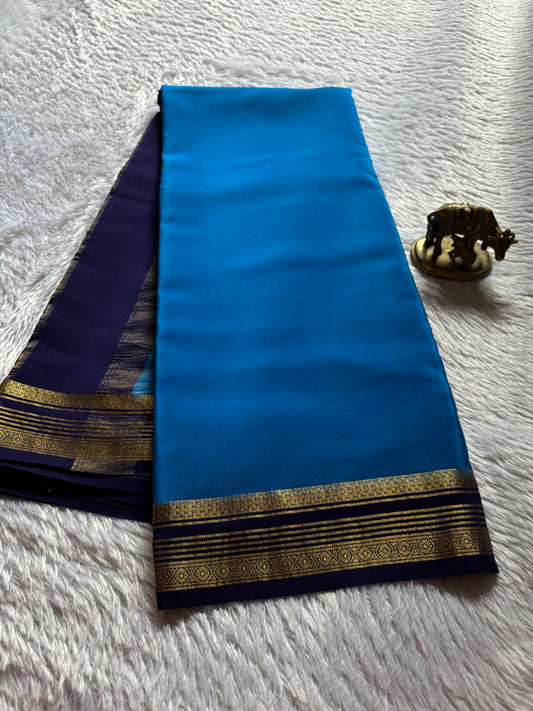 Bhoomi (2D) : Dark ananda blue-navy blue