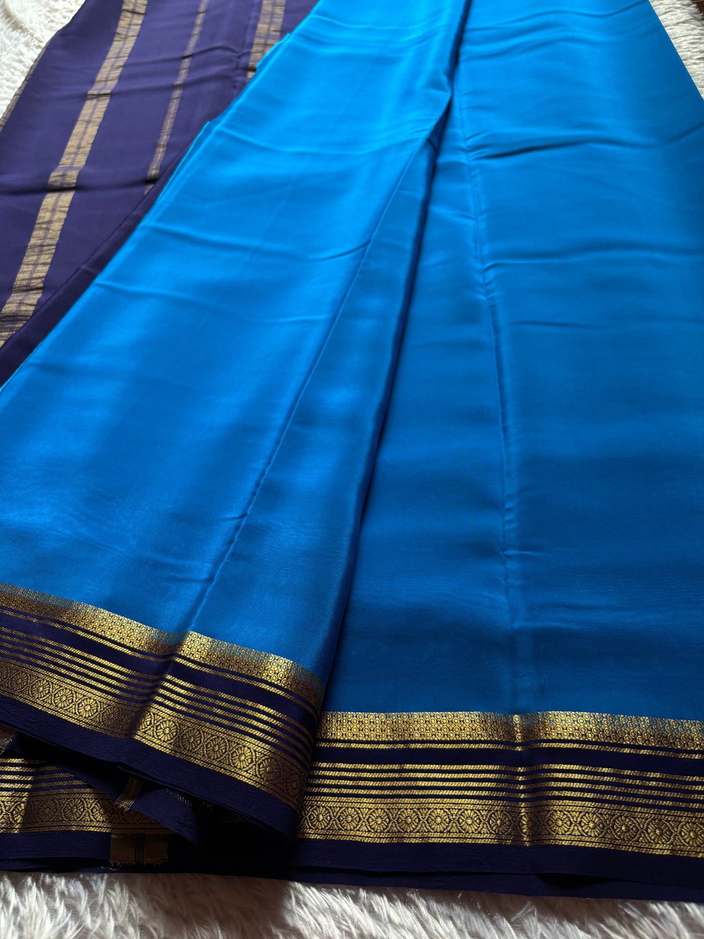 Bhoomi (2D) : Dark ananda blue-navy blue