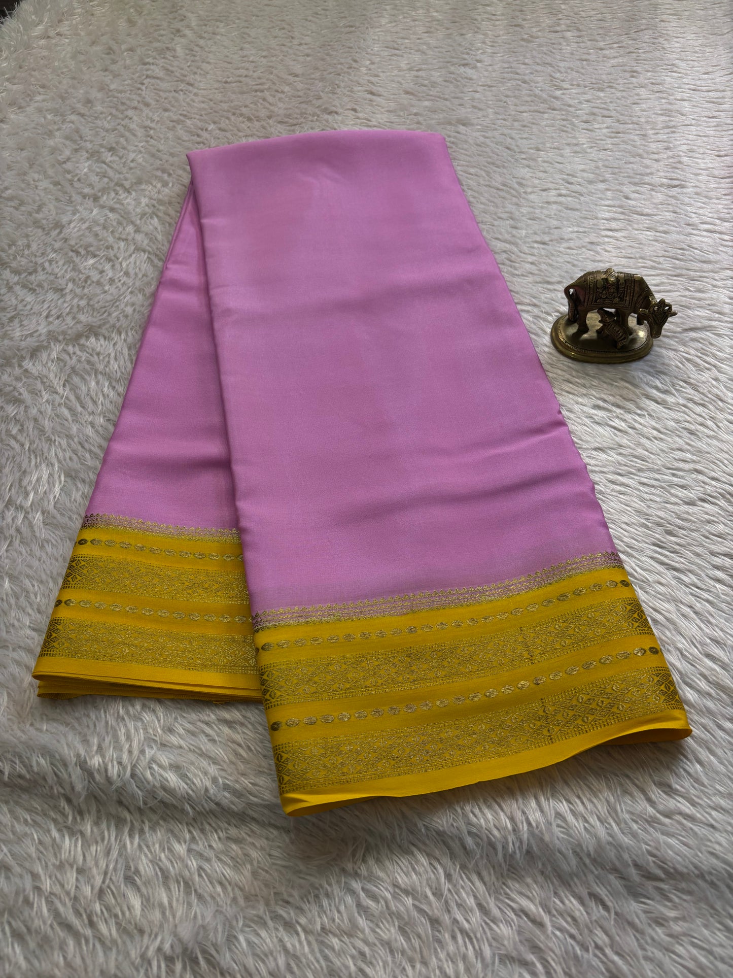 Sumana (2D) : Baby pink-yellow