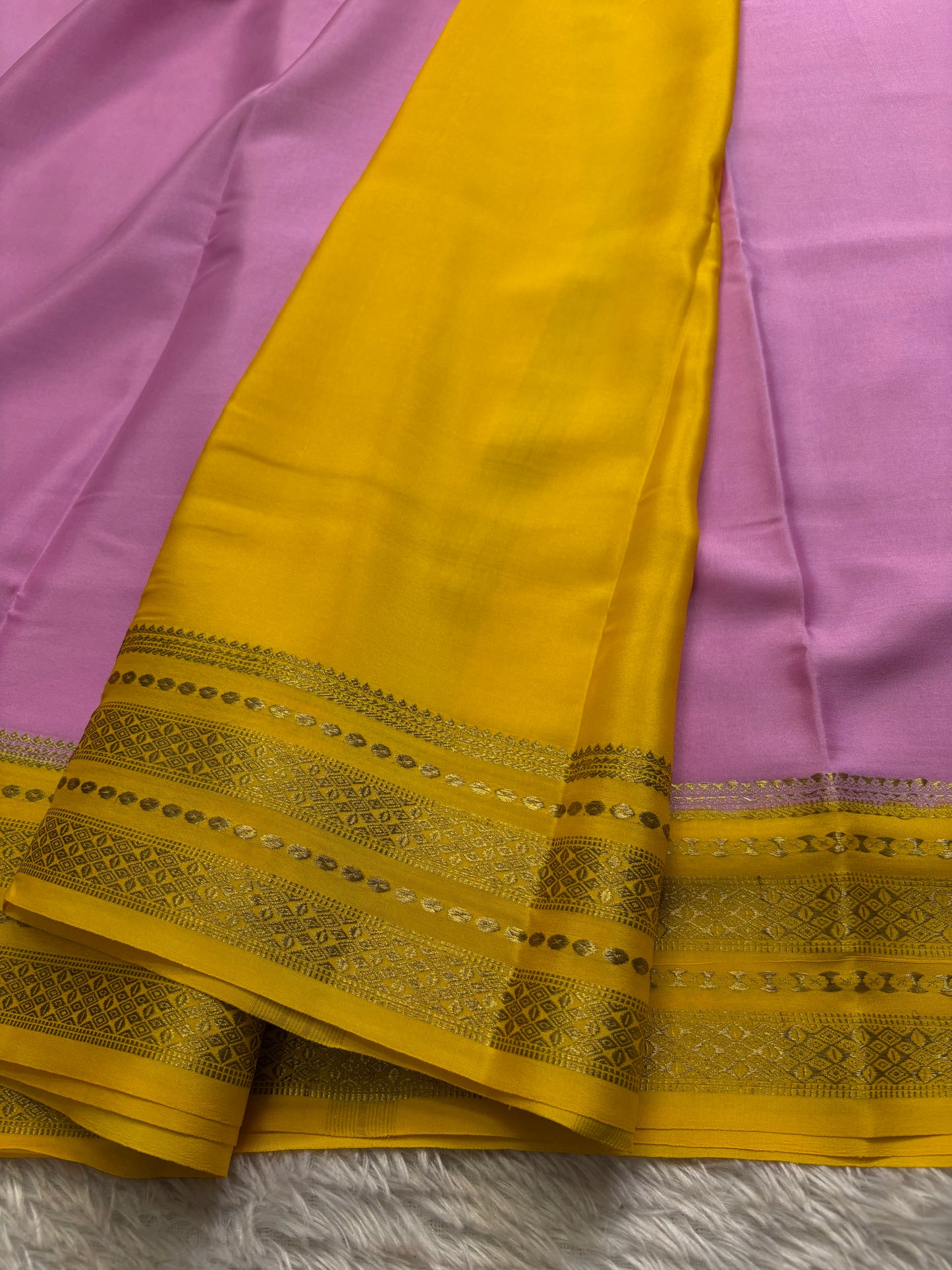 Sumana (2D) : Baby pink-yellow