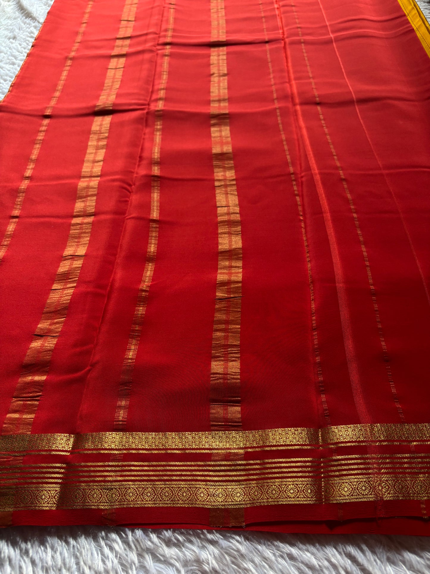 Bhoomi (2D) : Golden yellow-red