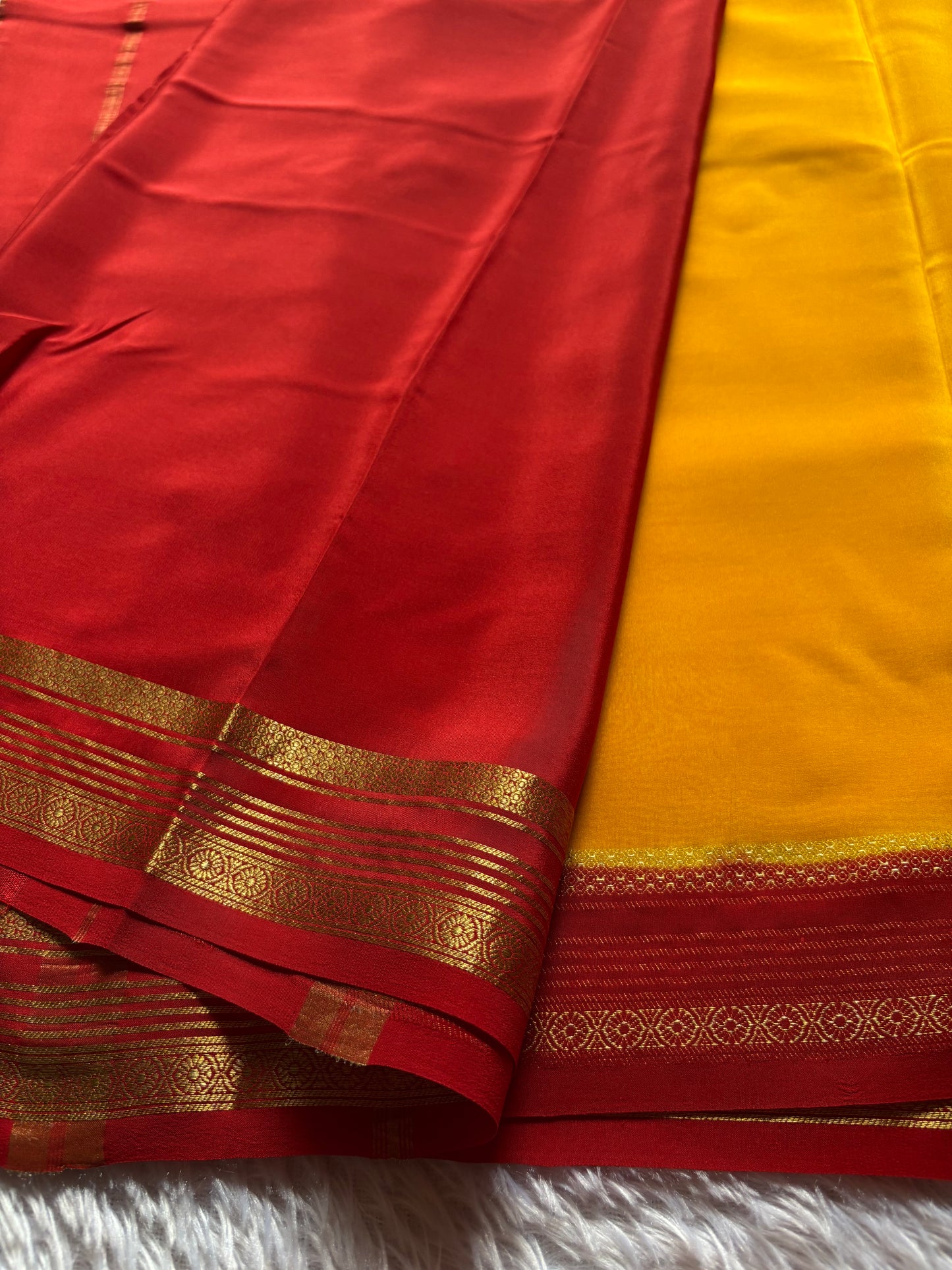 Bhoomi (2D) : Golden yellow-red