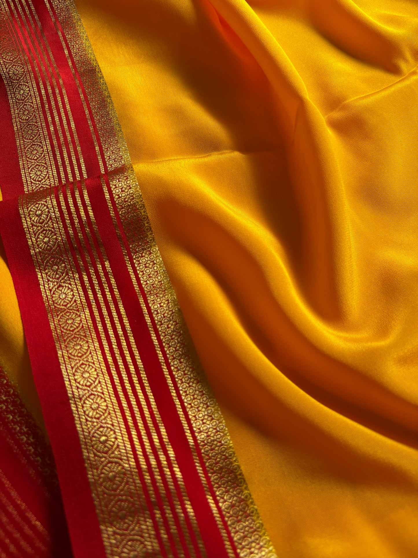 Bhoomi (2D) : Golden yellow-red