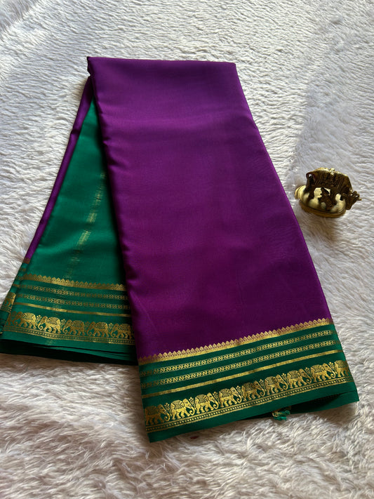 Eshwari (2D) : Purple-rama green