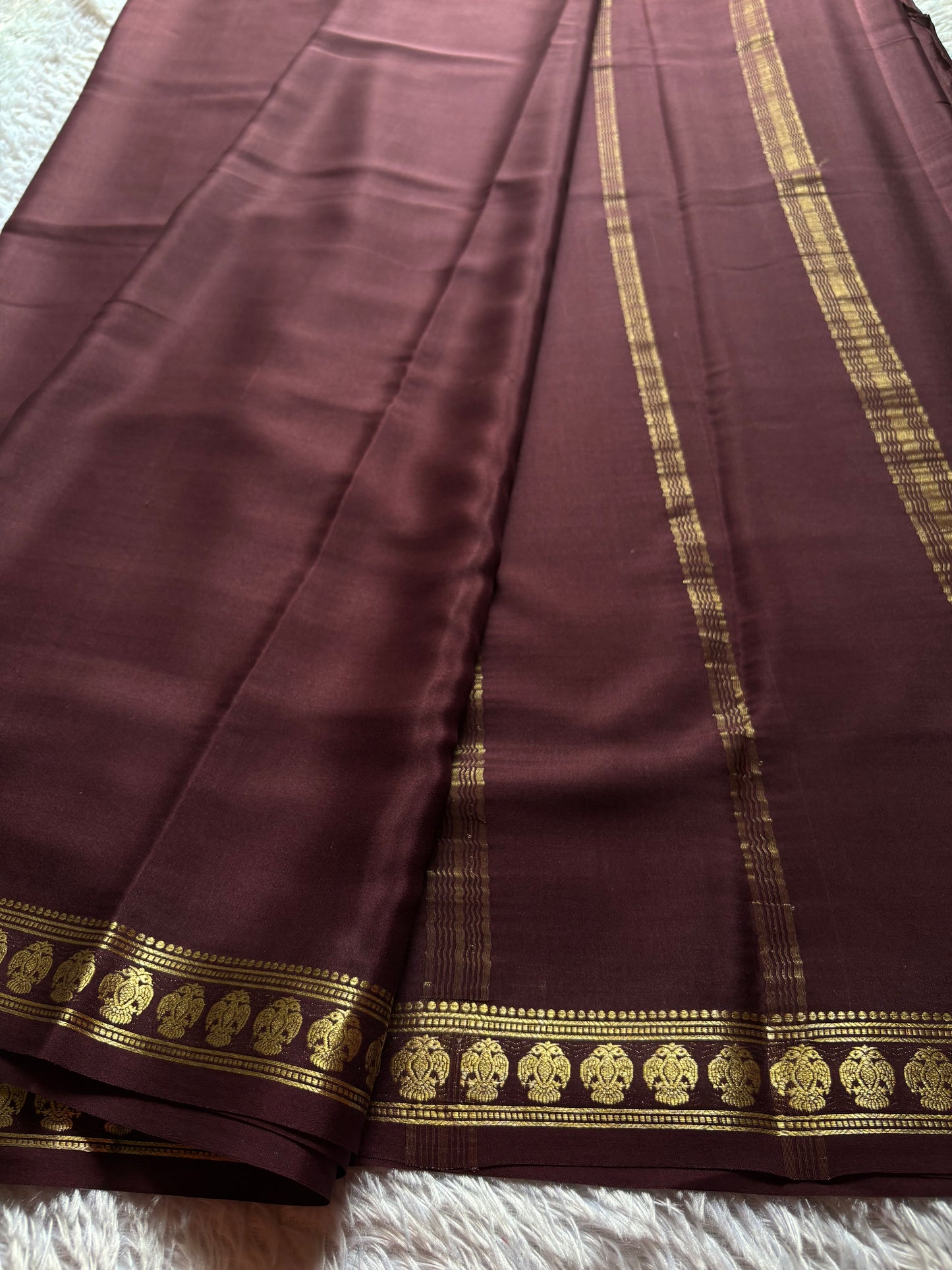 Brunda : Solid Chocolate brown