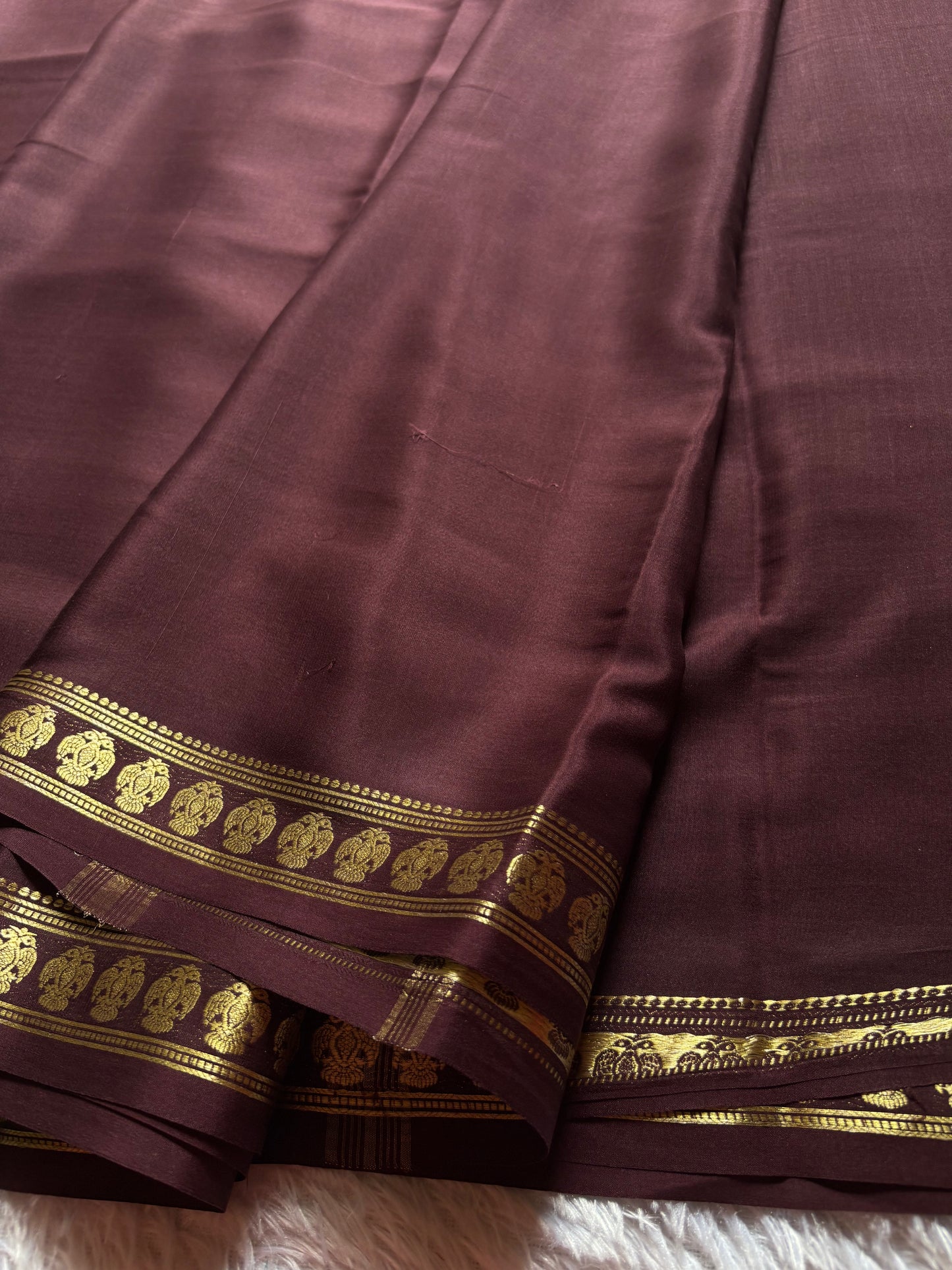 Brunda : Solid Chocolate brown