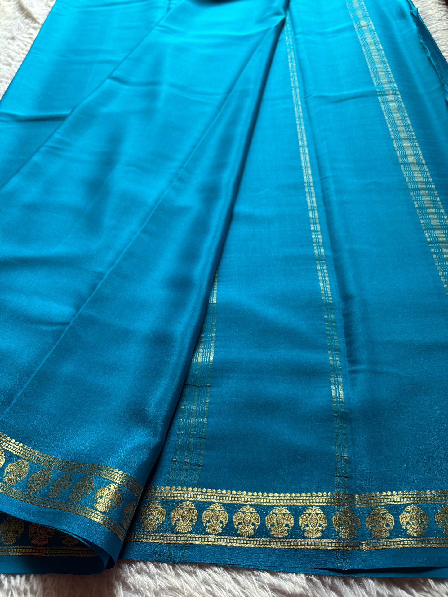 Brunda : Solid Ananda blue