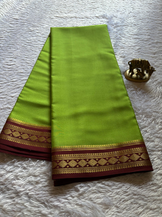 Saanvi (2D) : Mehendi green-chocolate brown