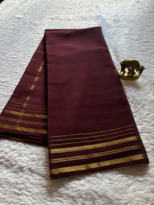 Tanuja : Solid Chocolate brown