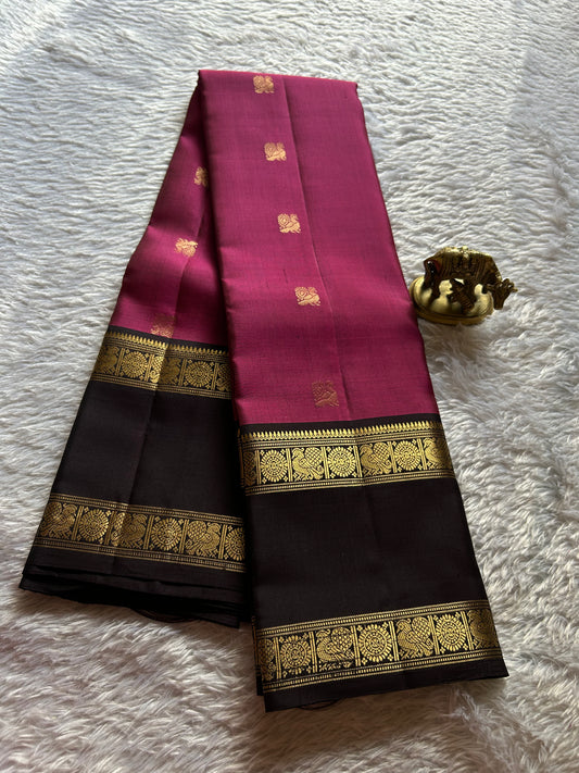 Lakshmi (2D) : Hot pink-Deep brown