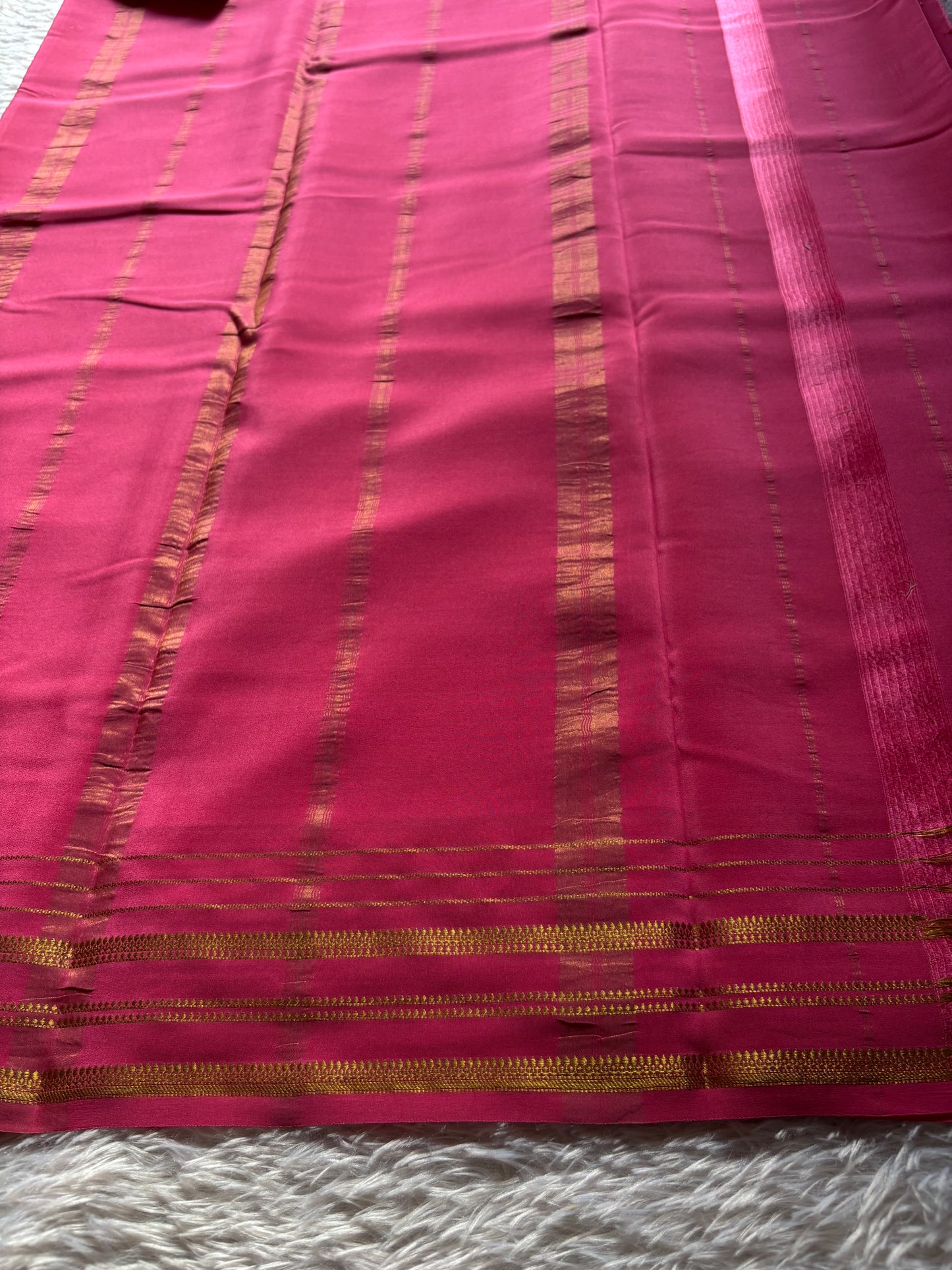 Tanuja : Solid Hot pink