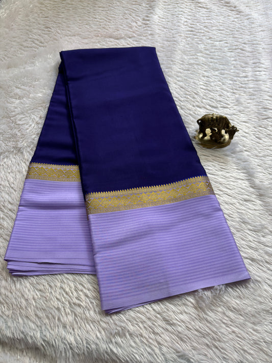 Nisarga (2D) : Navy blue-lavender