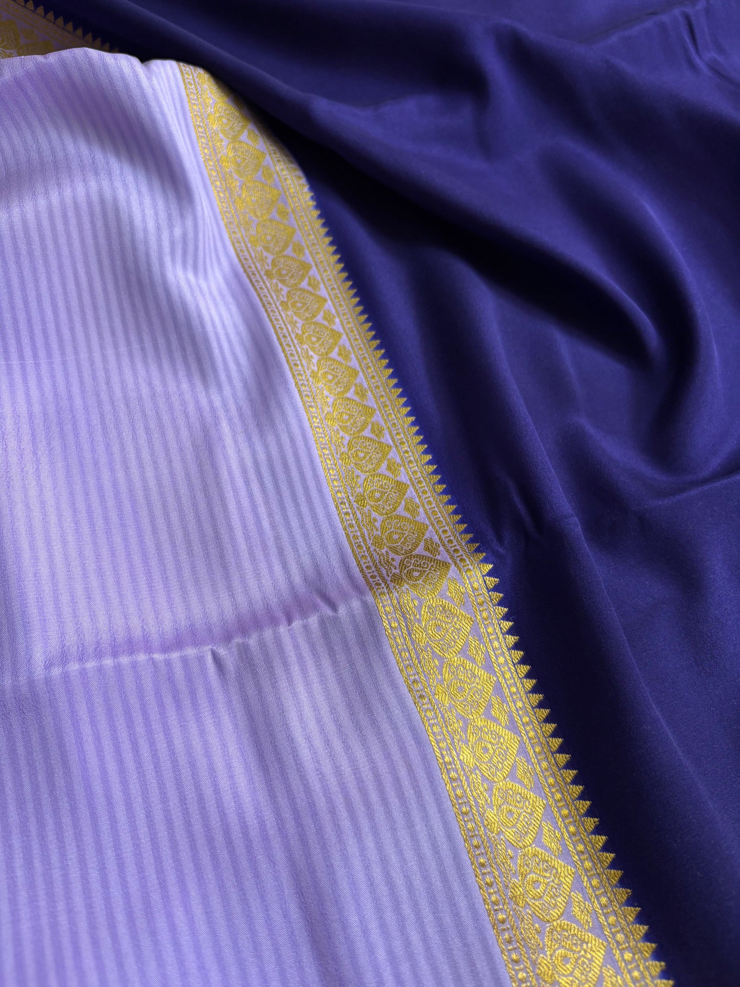 Nisarga (2D) : Navy blue-lavender
