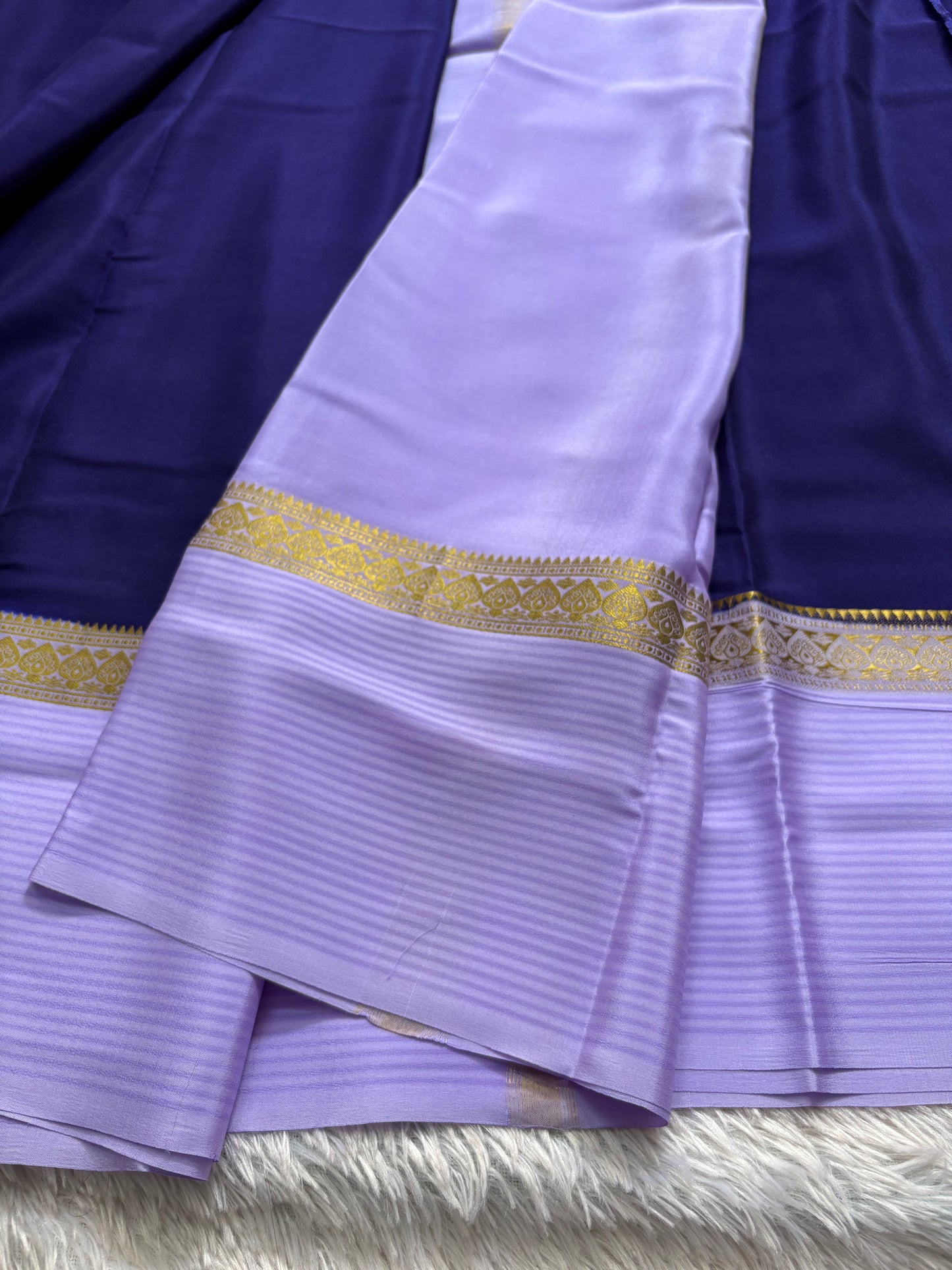 Nisarga (2D) : Navy blue-lavender