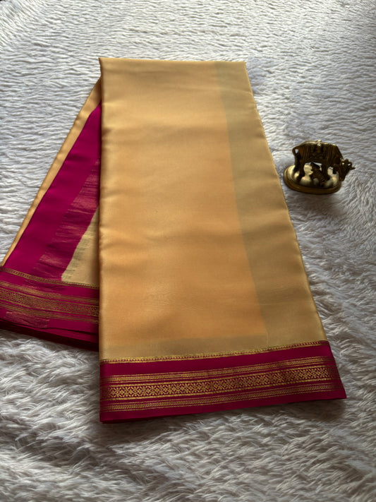 Shailaja (2D) : Beige-rani pink