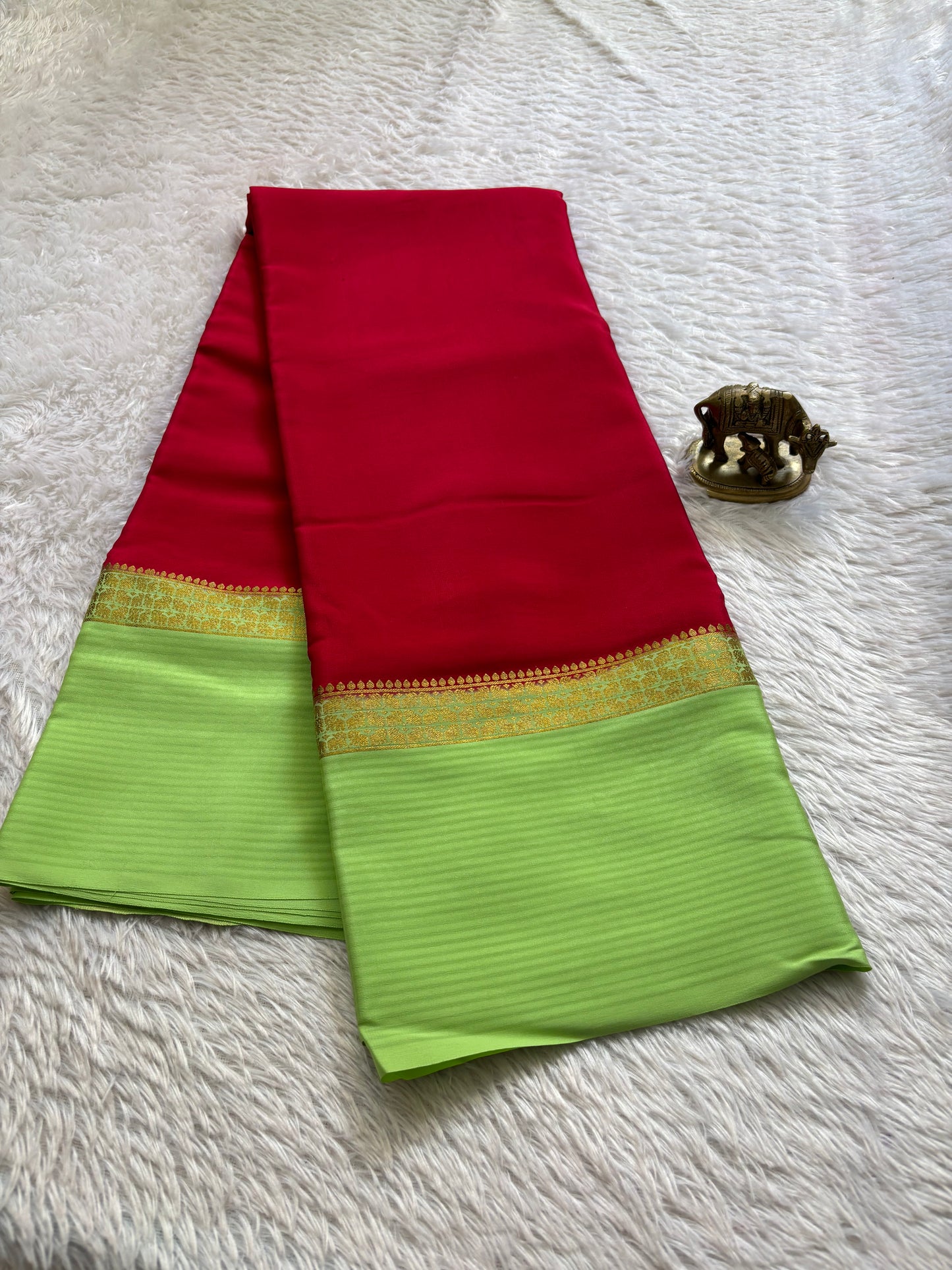 Nisarga (2D) : Dark red-pista green