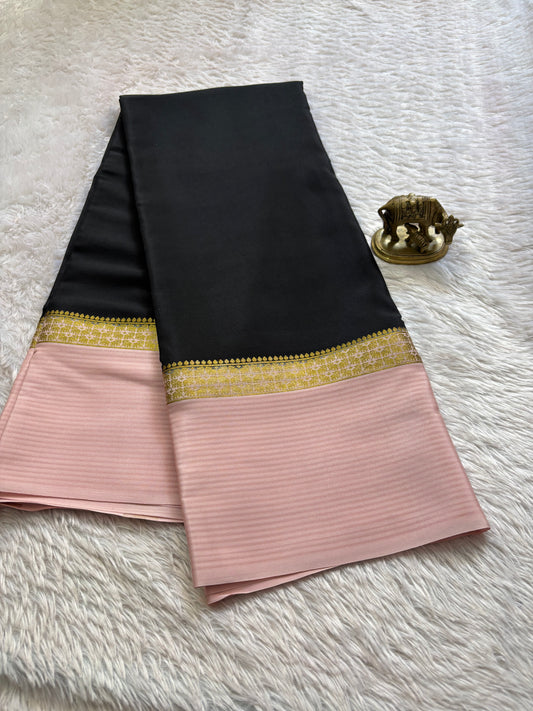 Nisarga (2D) : Black-pastel pink