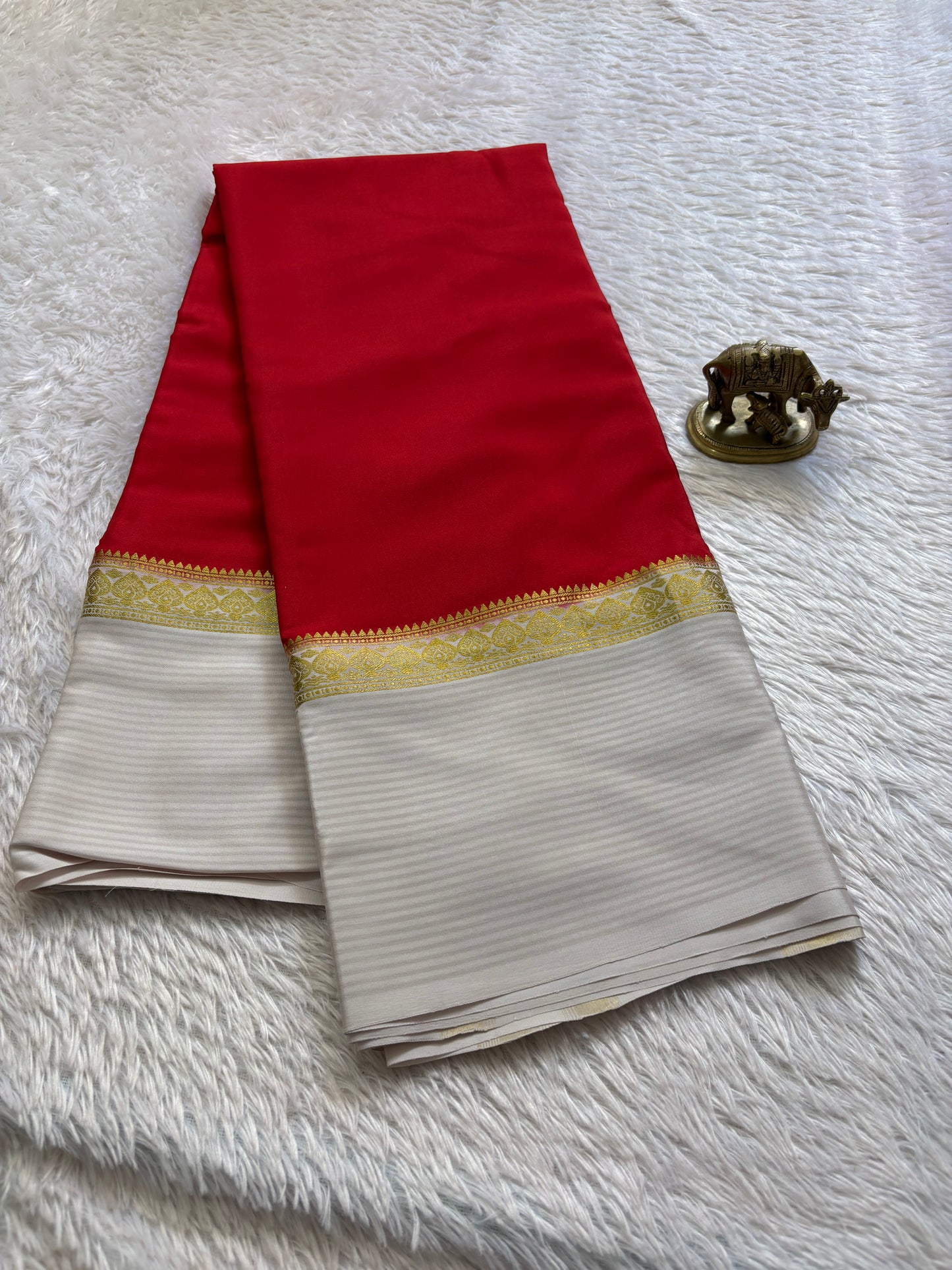 Nisarga (2D) : Dark red-off white