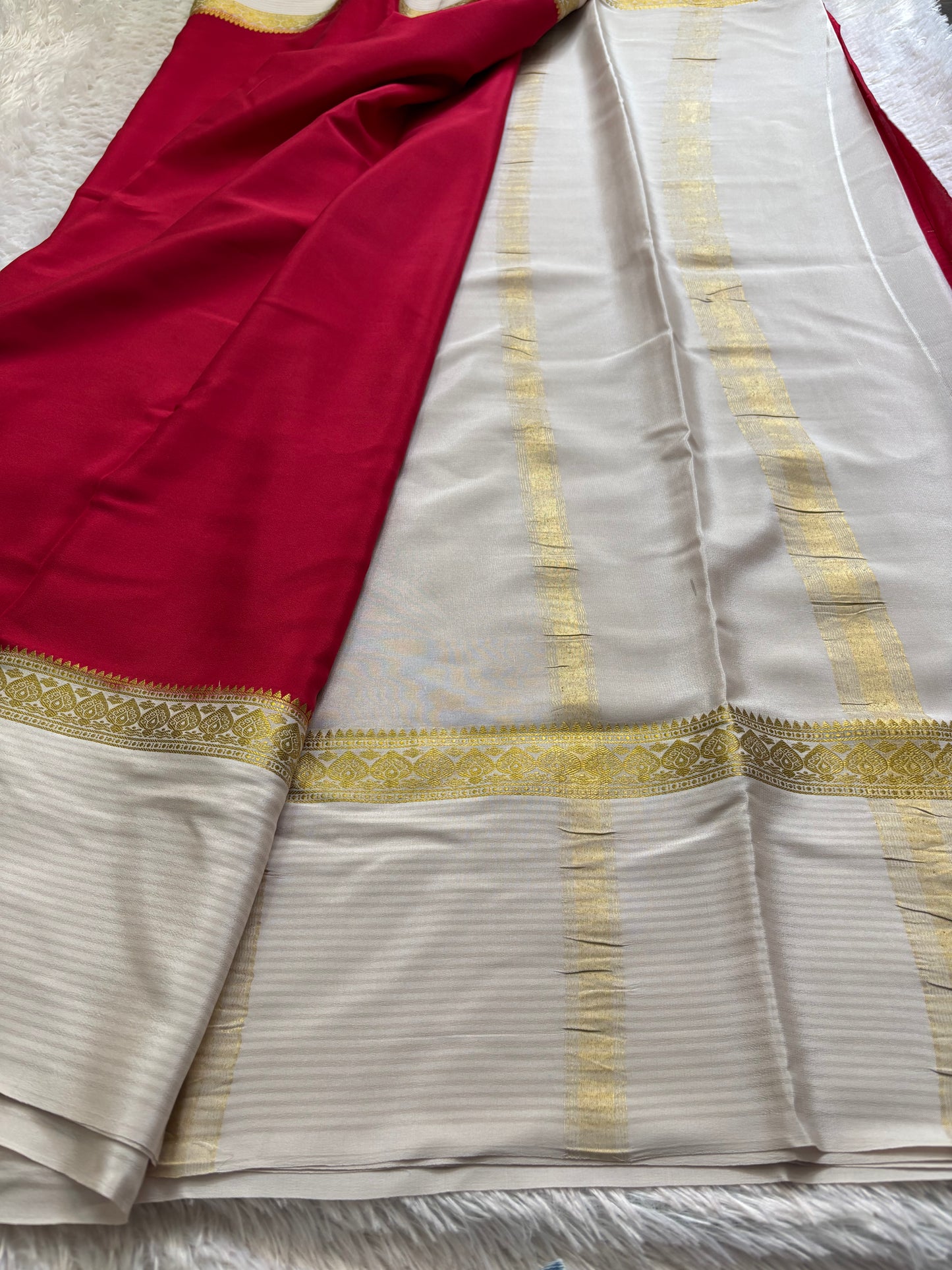 Nisarga (2D) : Dark red-off white