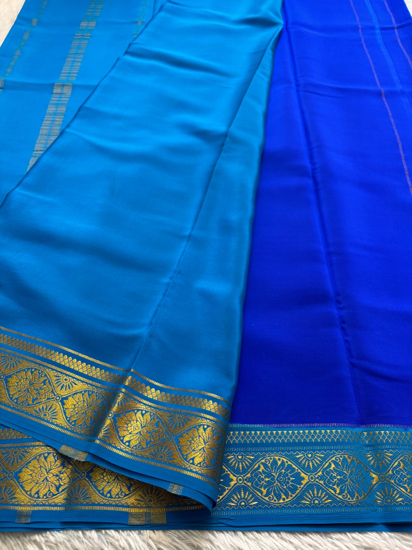 Sukanya (2D) : Royal blue-ananda blue