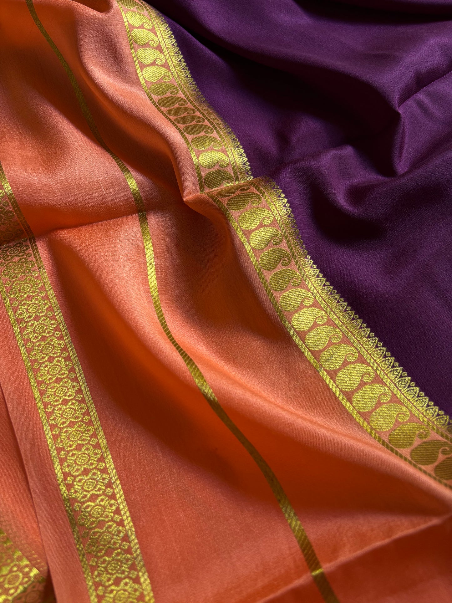 Malini (2D) : Plum-peach