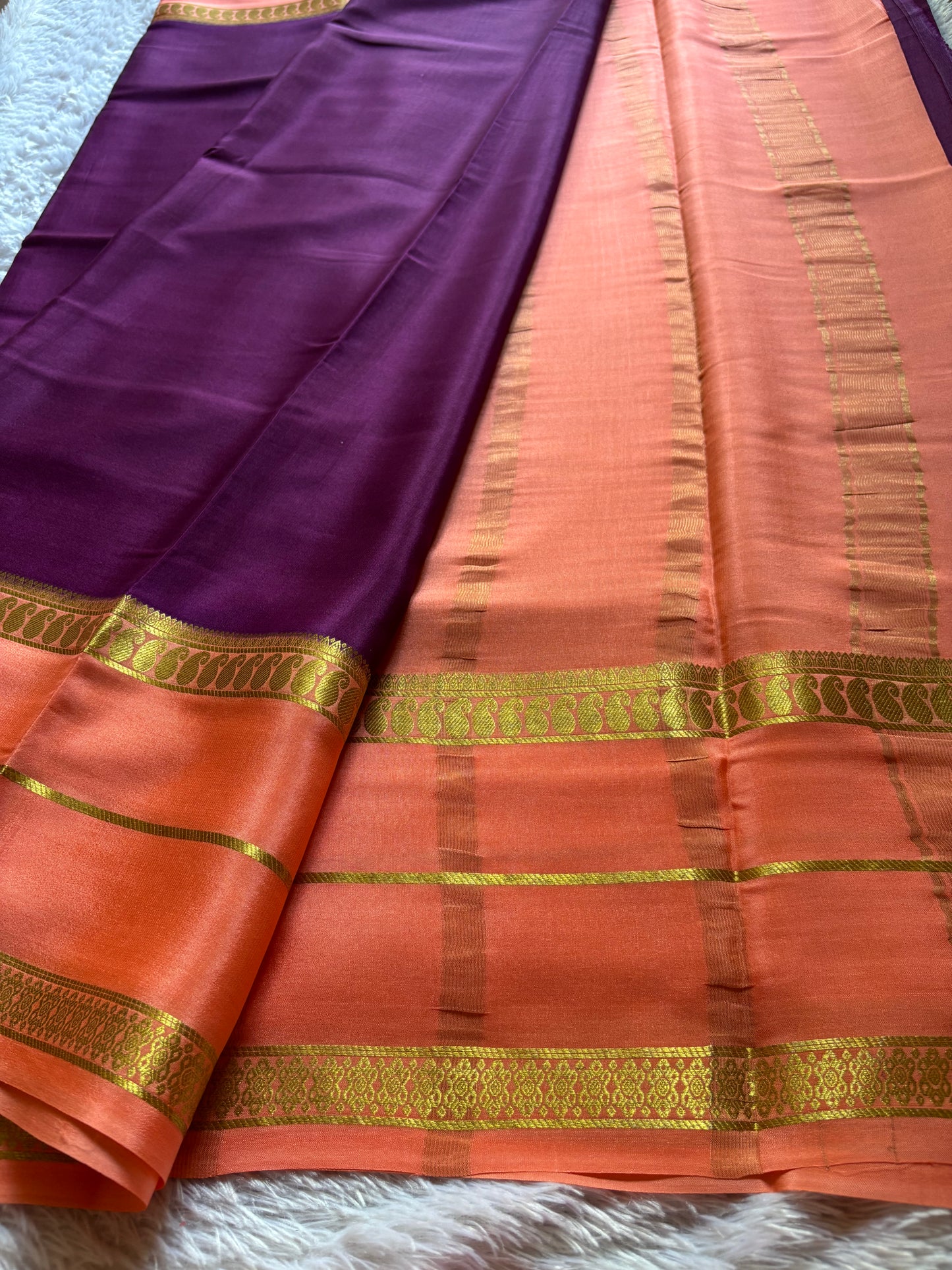 Malini (2D) : Plum-peach