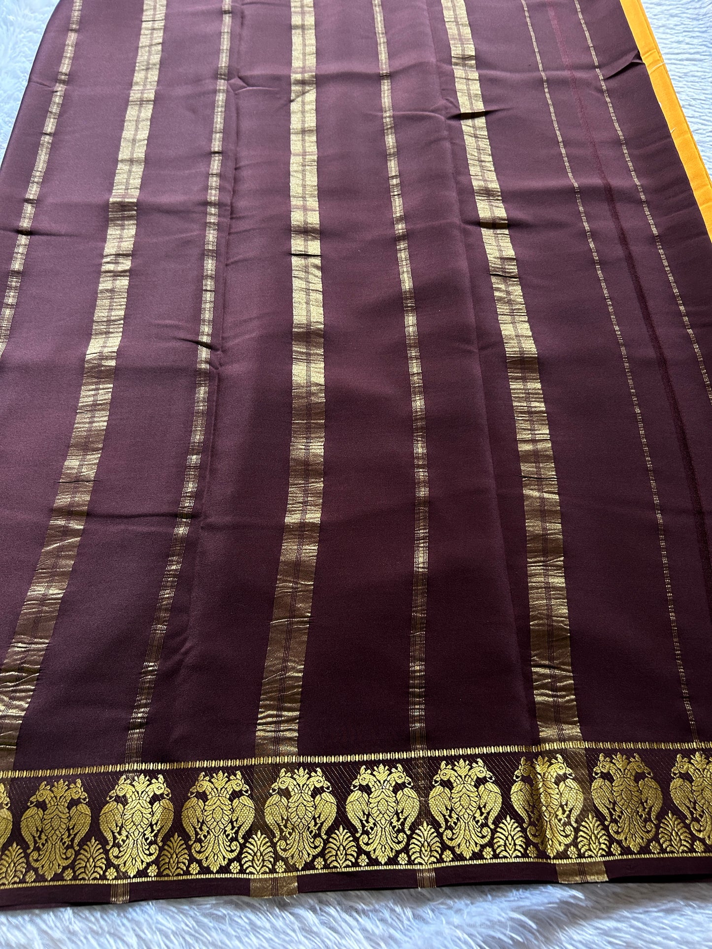 Veera (2D) : Golden yellow-deep brown