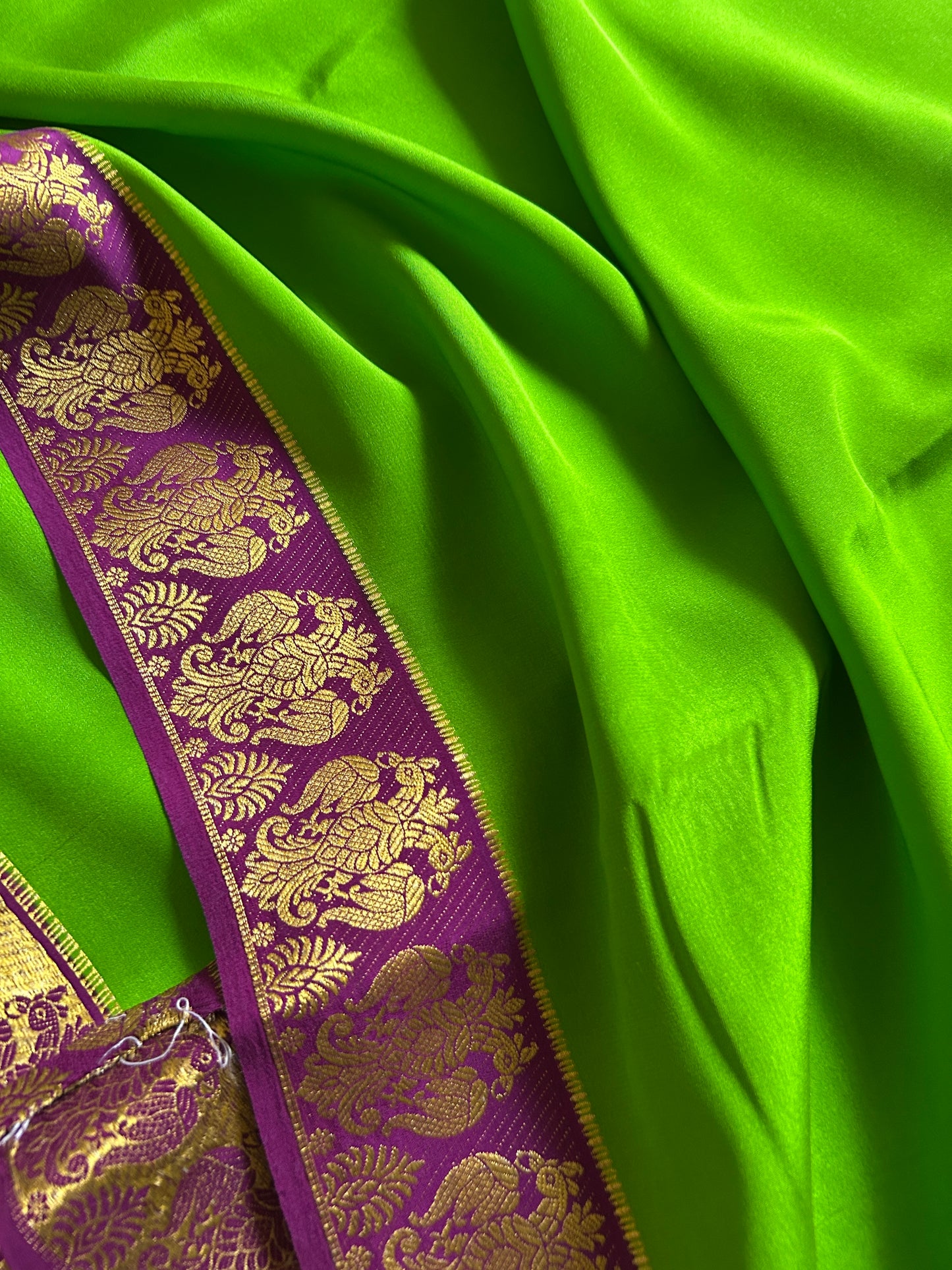 Veera (2D) : Parrot green-magenta