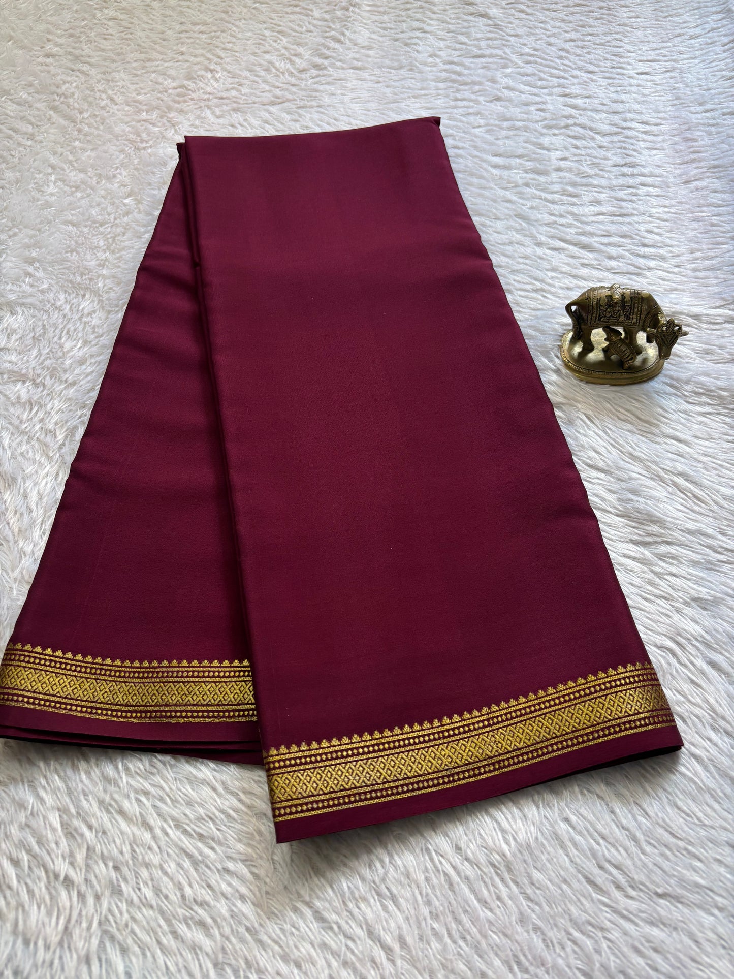 Preetha : Solid Maroon