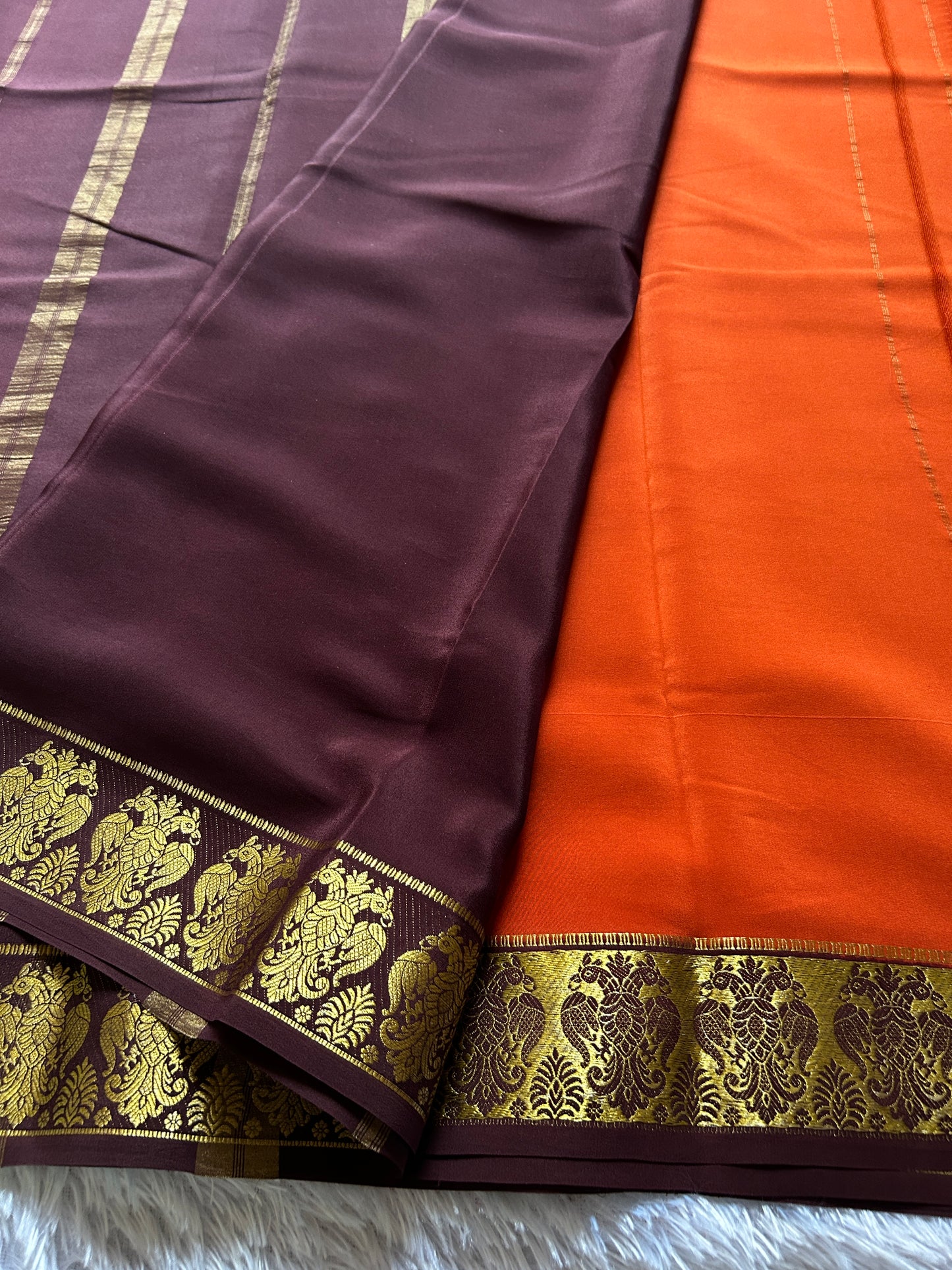 Veera (2D) : orange-chocolate brown