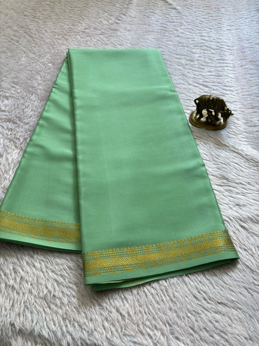 Preetha : Solid Mint green