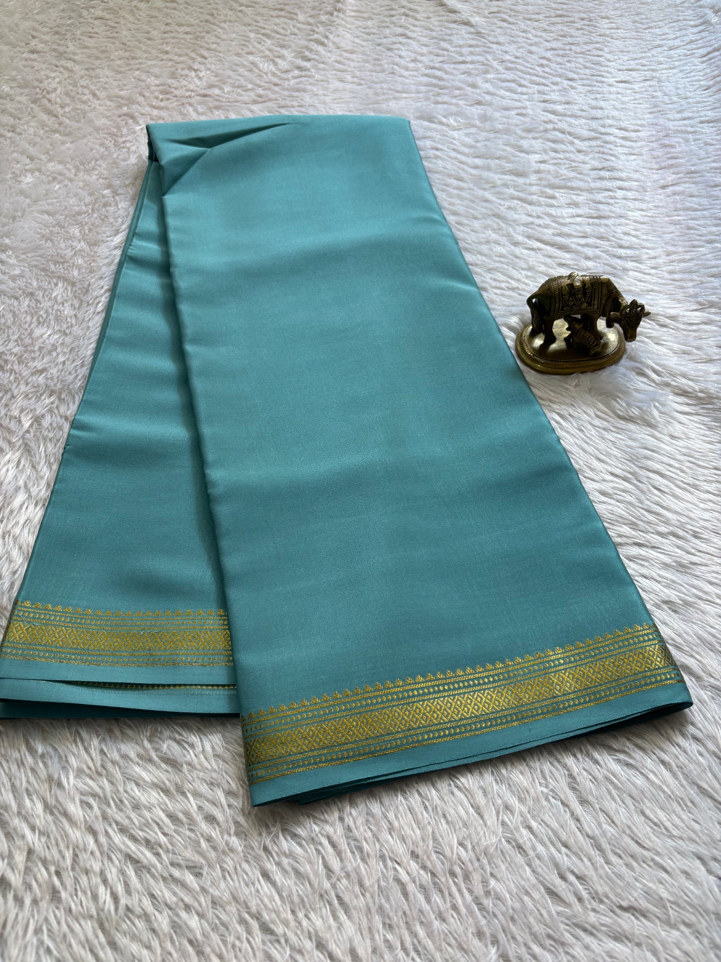 Preetha : Solid Sky blue