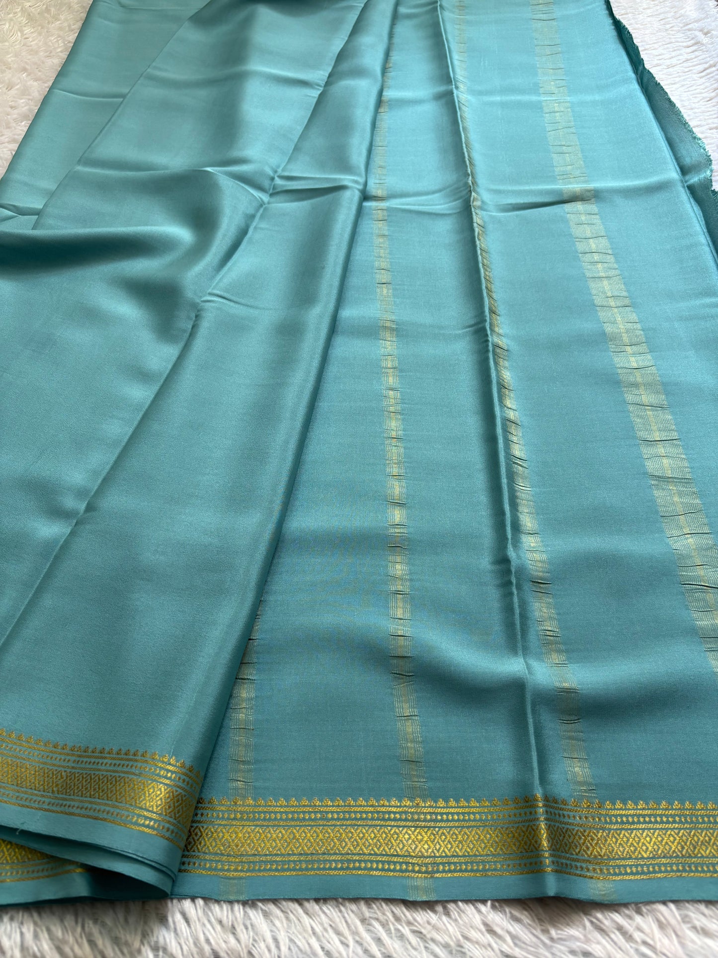 Preetha : Solid Sky blue