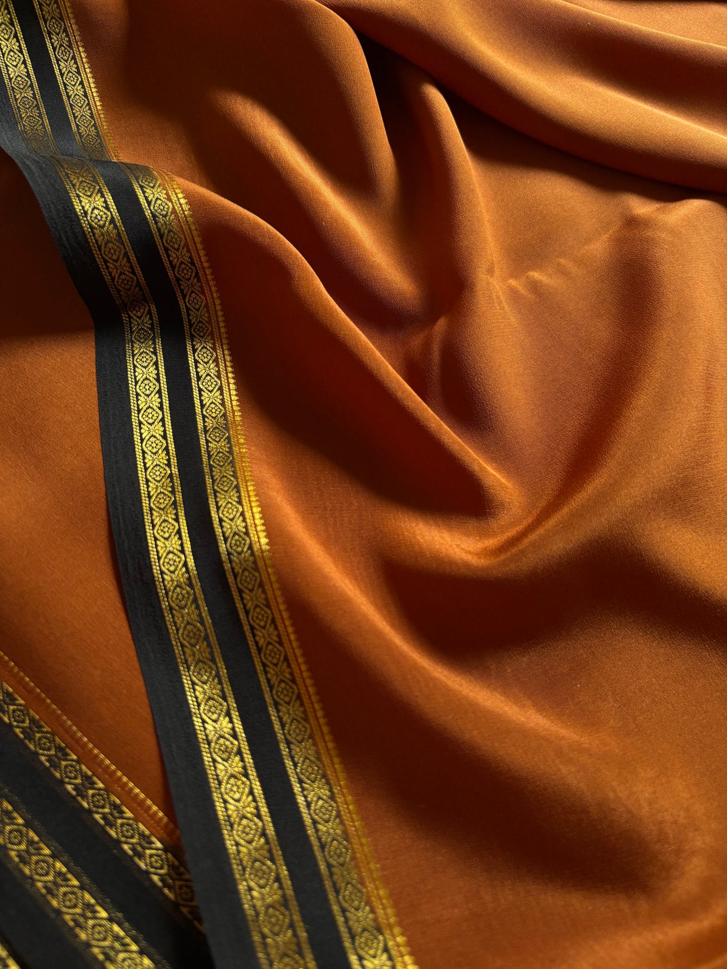 Surabhi (2D) : Burnt orange-black