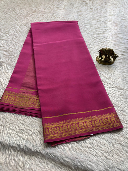 Mayuri : Solid Magenta pink