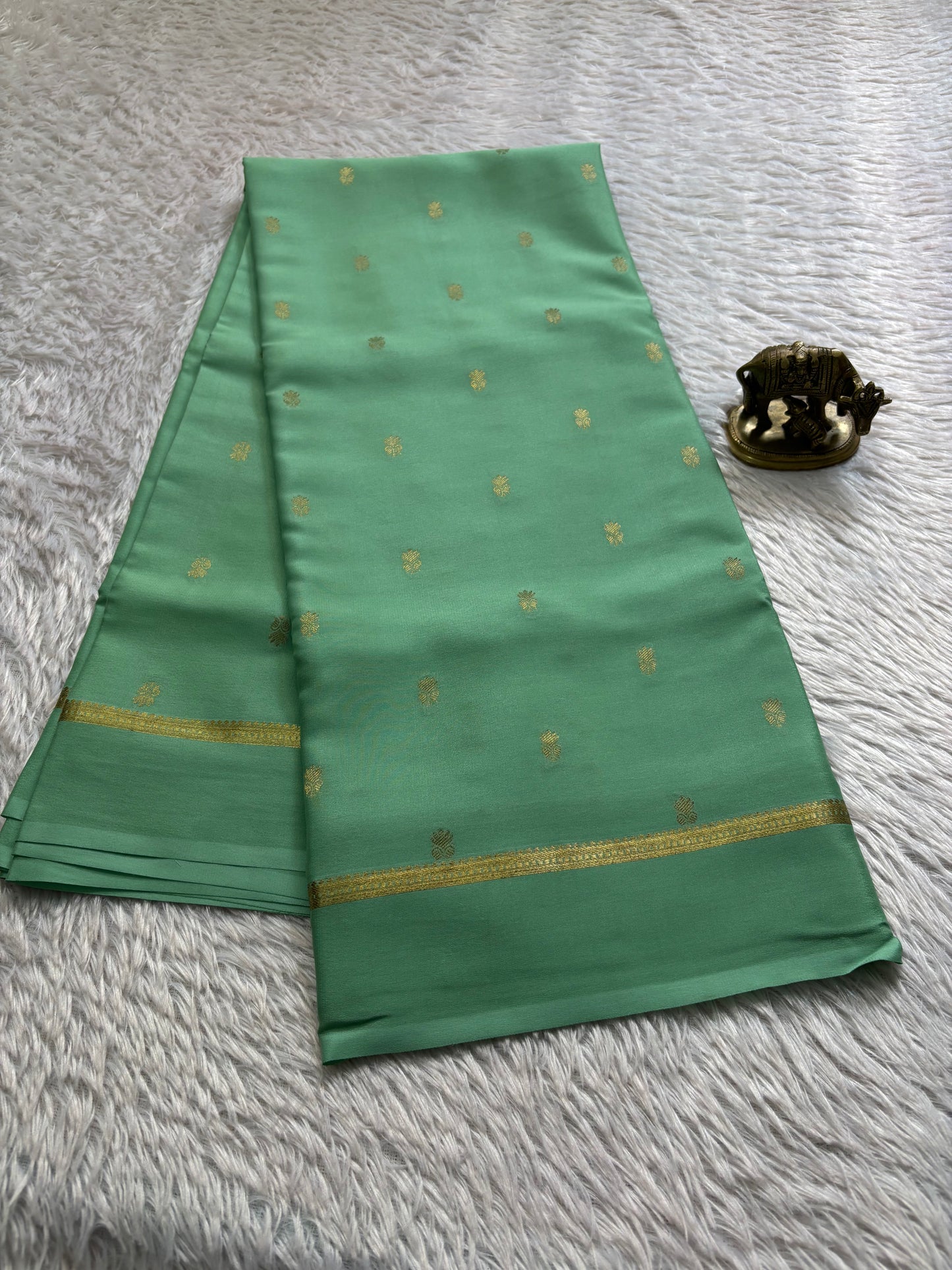 Sahana : Solid Mint green