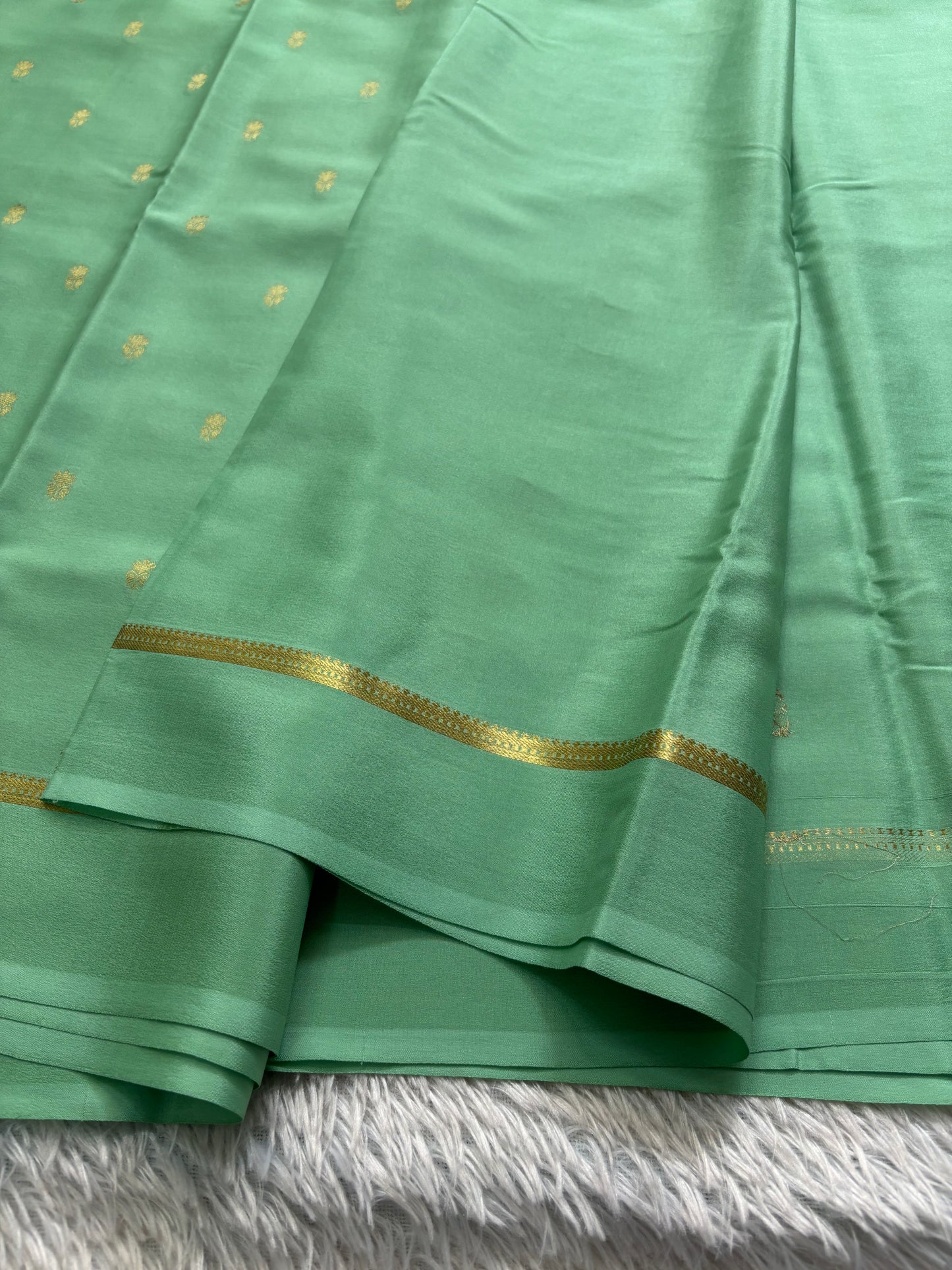 Sahana : Solid Mint green